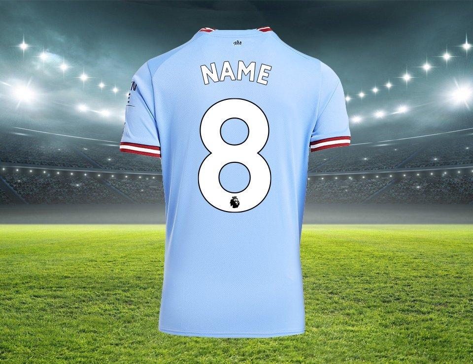 Custom Iron on Jersey Number and Name Personalized Football 