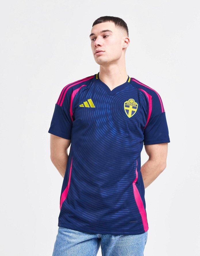 Segunda camiseta 2024 Suecia fútbol