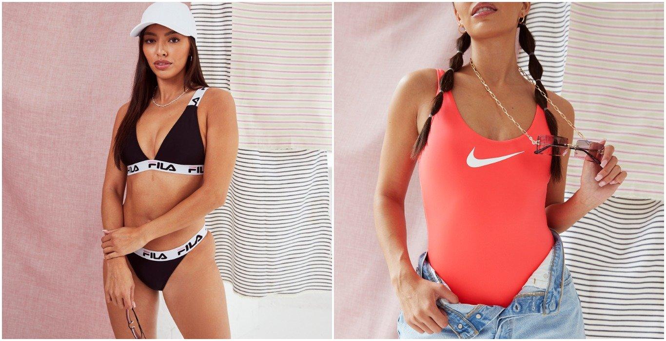 Bikini de mujer Fila y bañador Nike