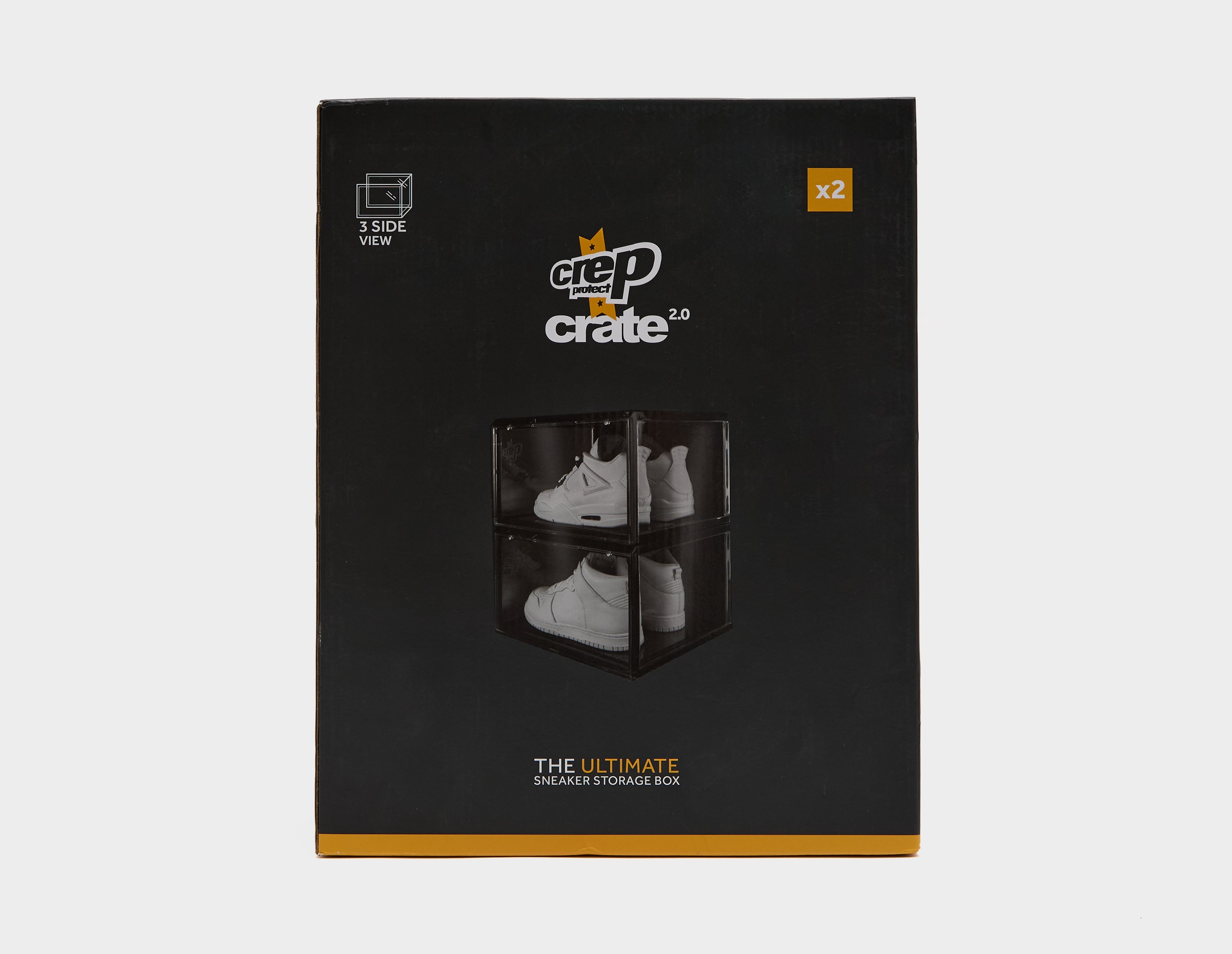 crep protect crep crates 2 pack, black