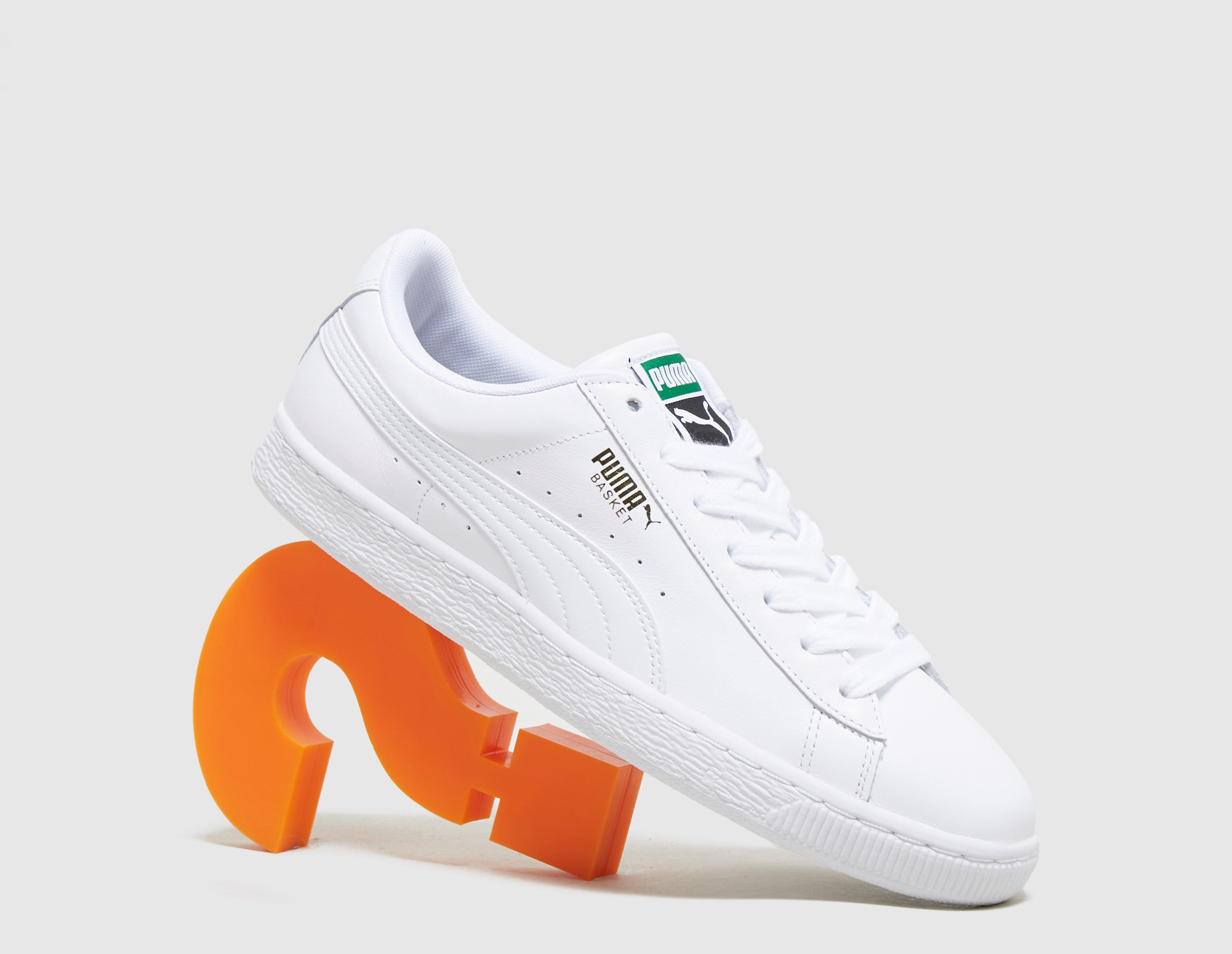 puma basket red leather