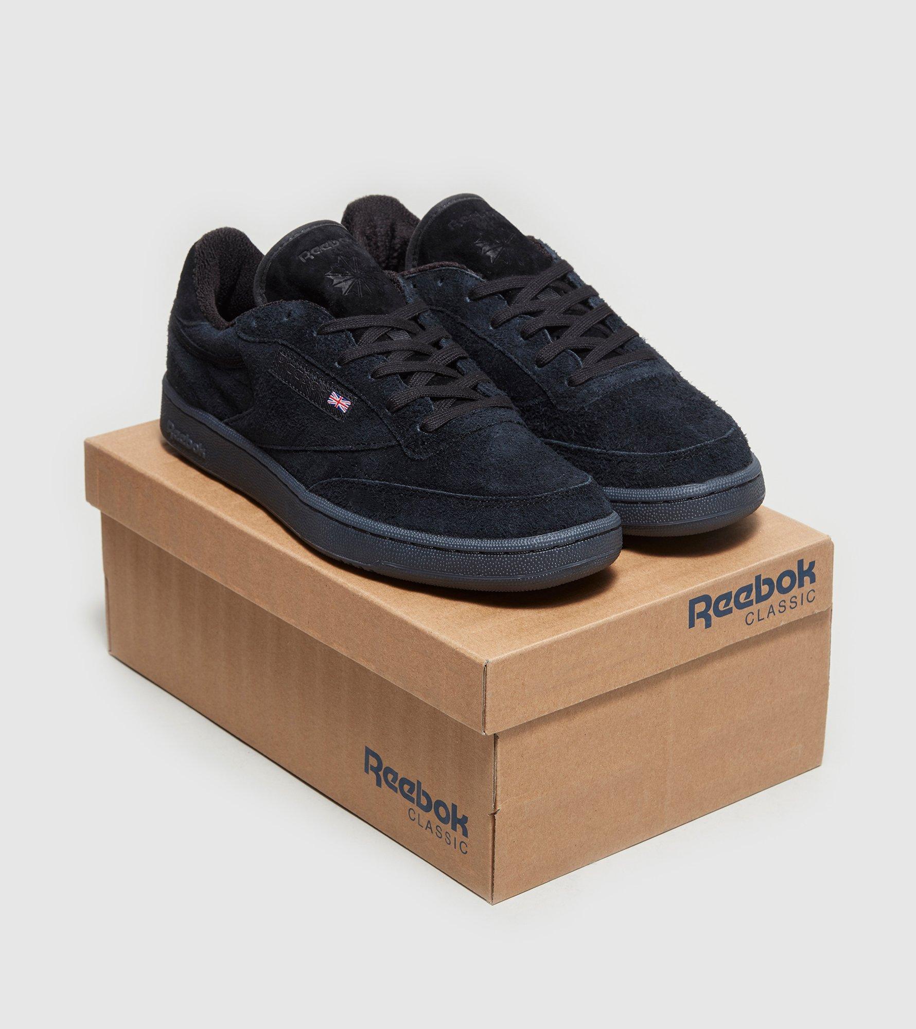 reebok club c teasel suede