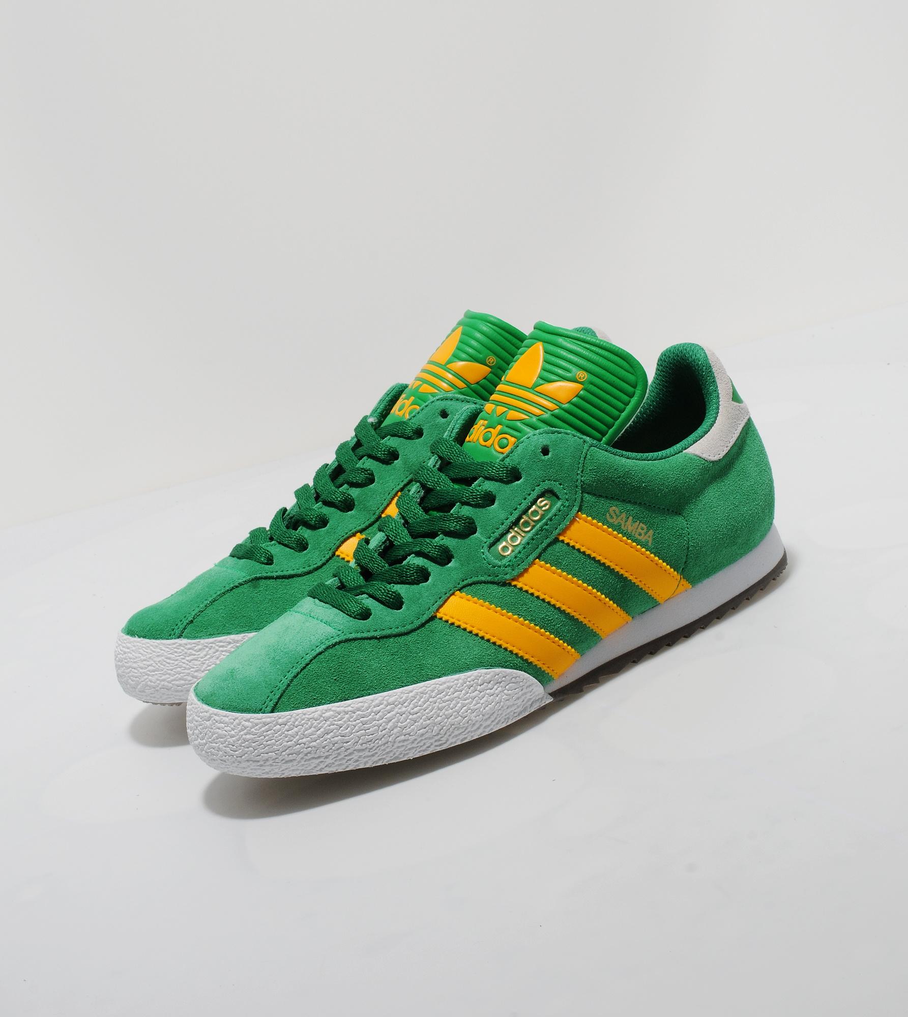 green and yellow sambas