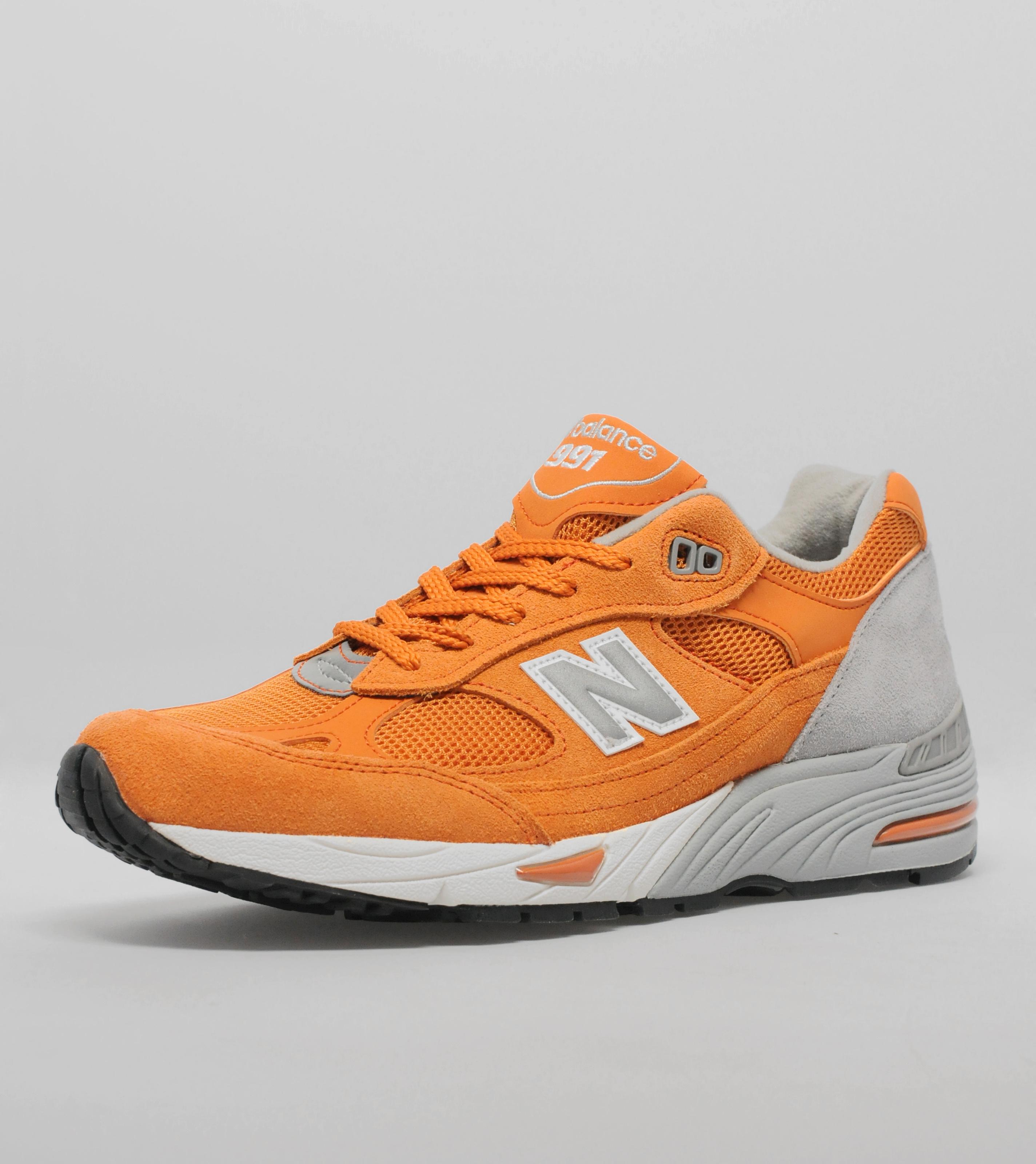 New balance 991 store herren orange