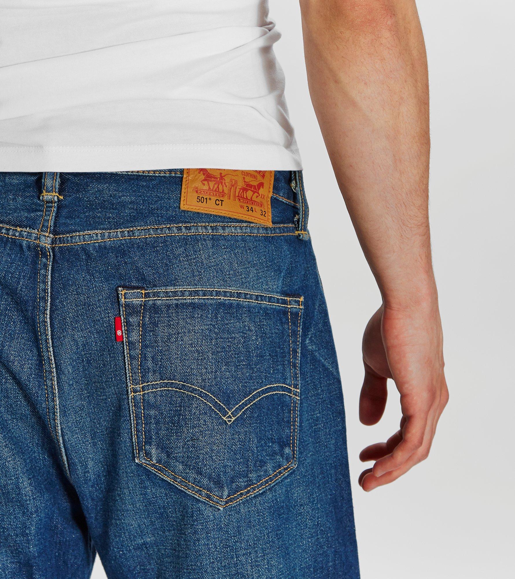 levis 501 customised and tapered jeans