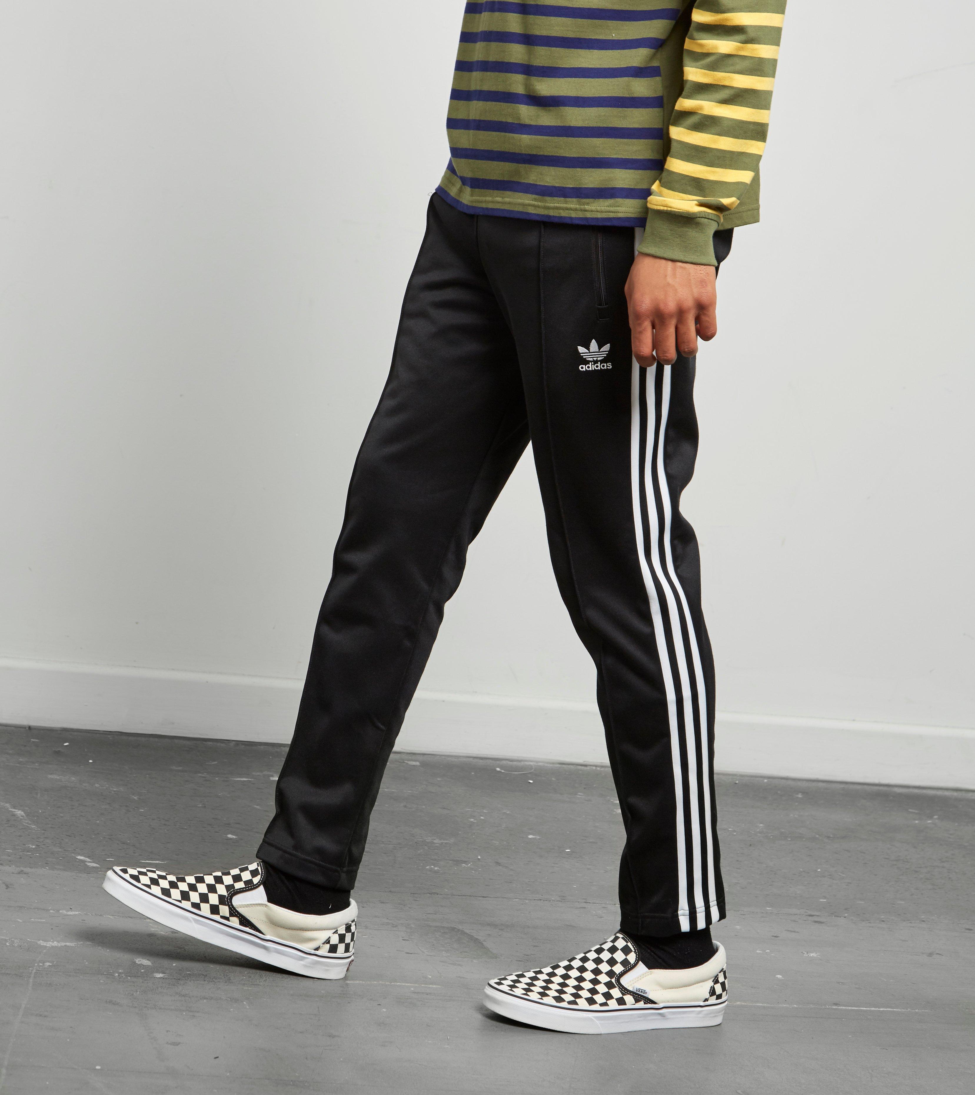 adidas beckenbauer cuffed track pants