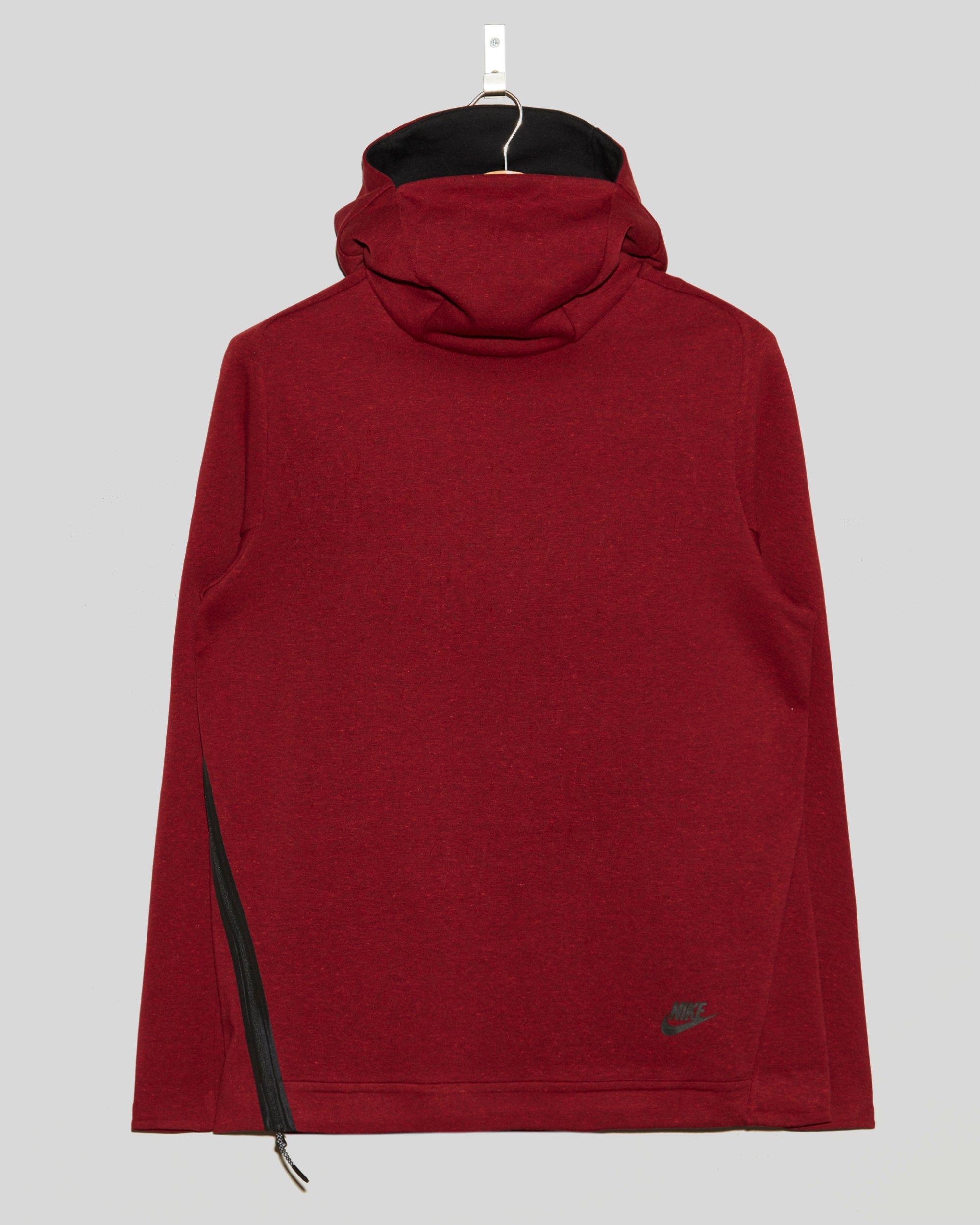 nike tech fleece funnel neck hoodie