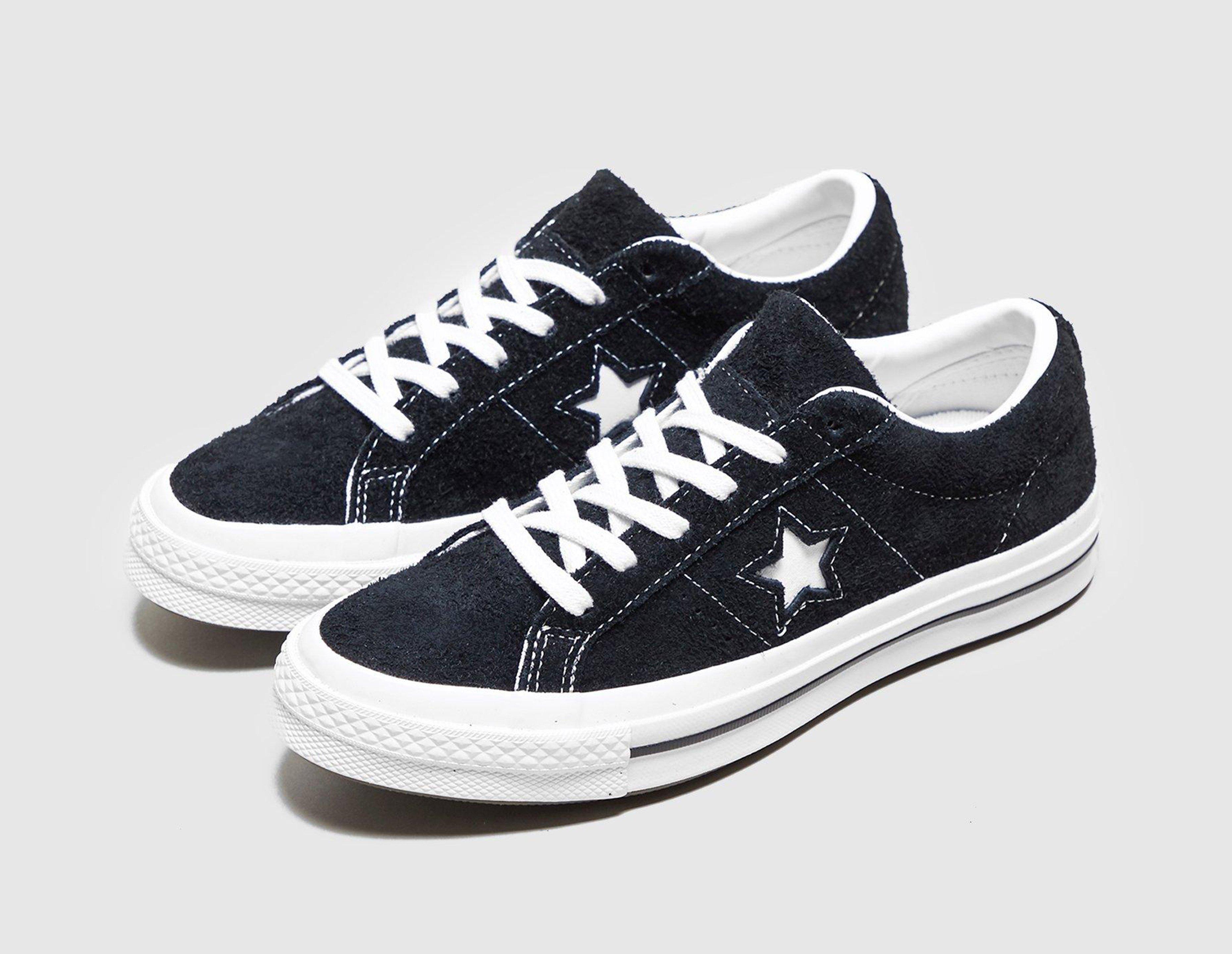 converse one star zwart