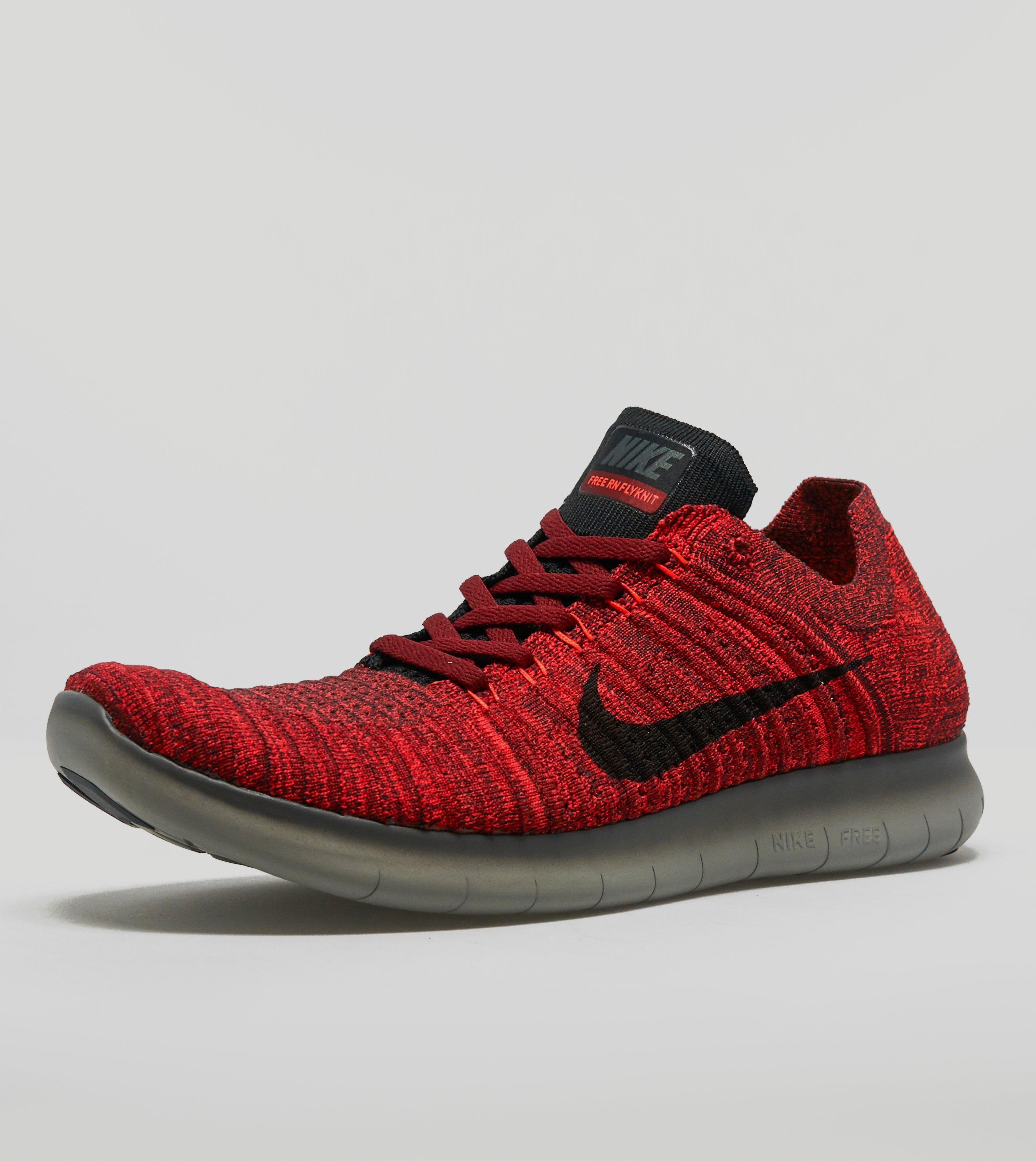 nike free rn flyknit red