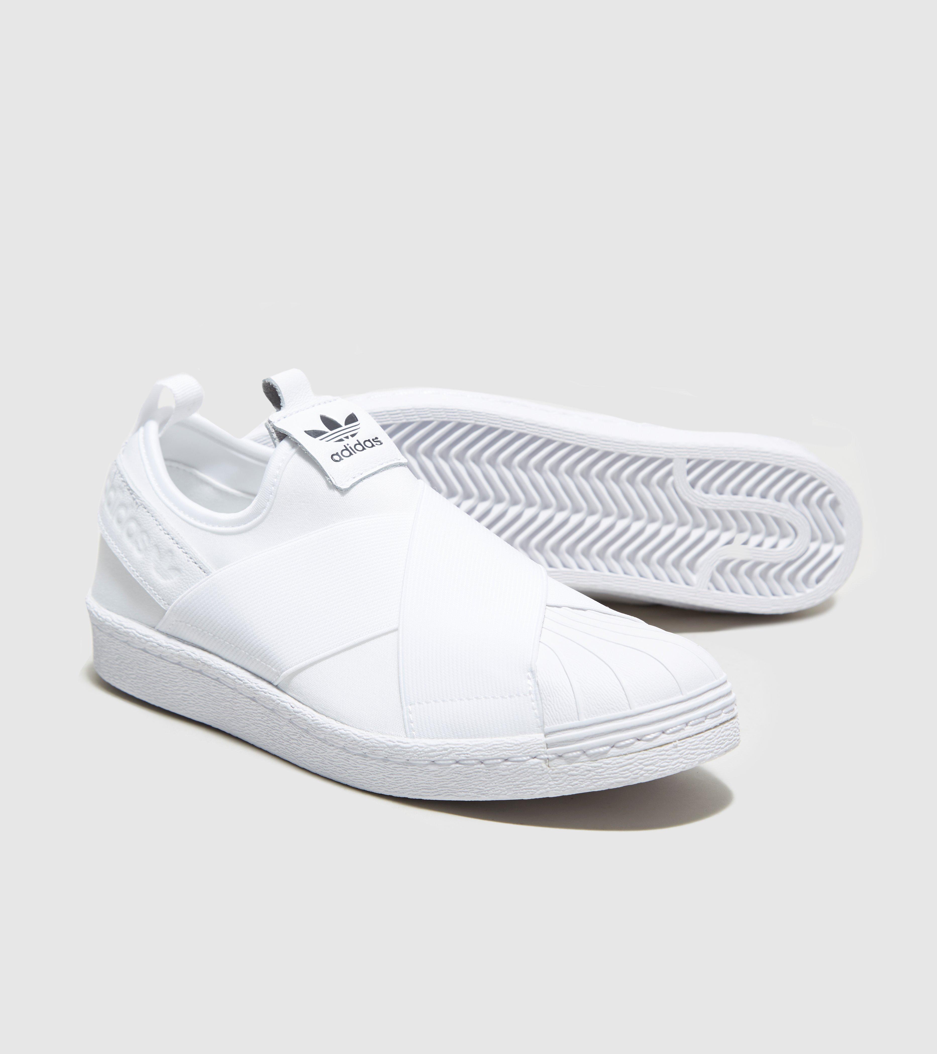 adidas superstar slip on womens white