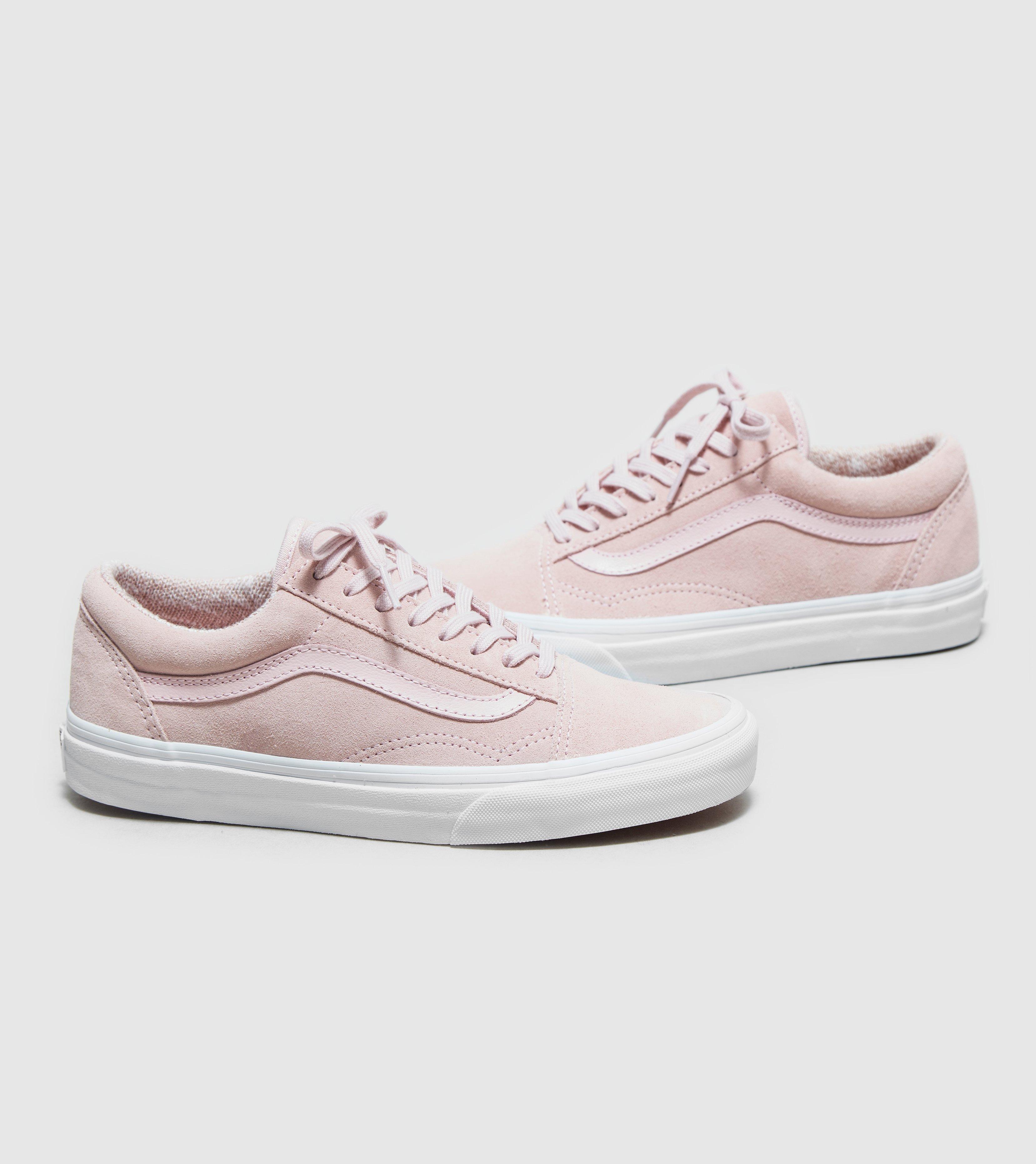 suede old skool vans pink