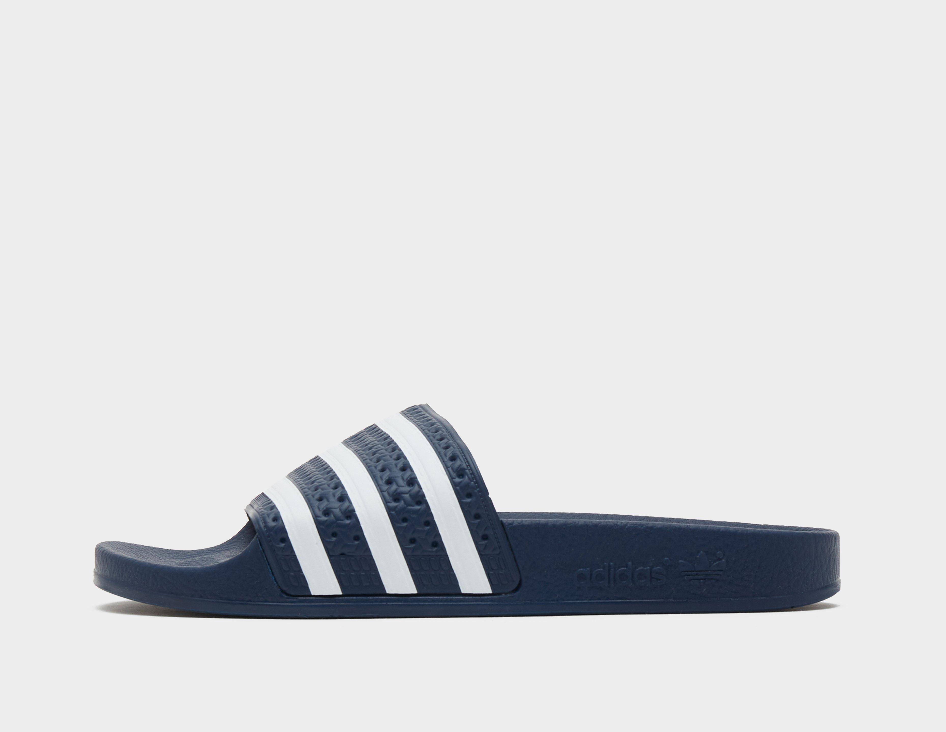 Adidas adilette slides online blue