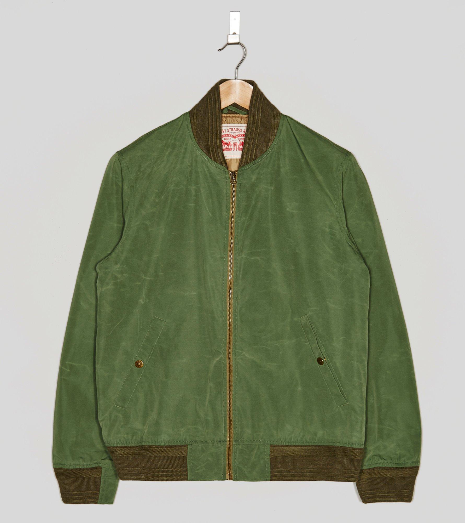 levi's green bomber jacket