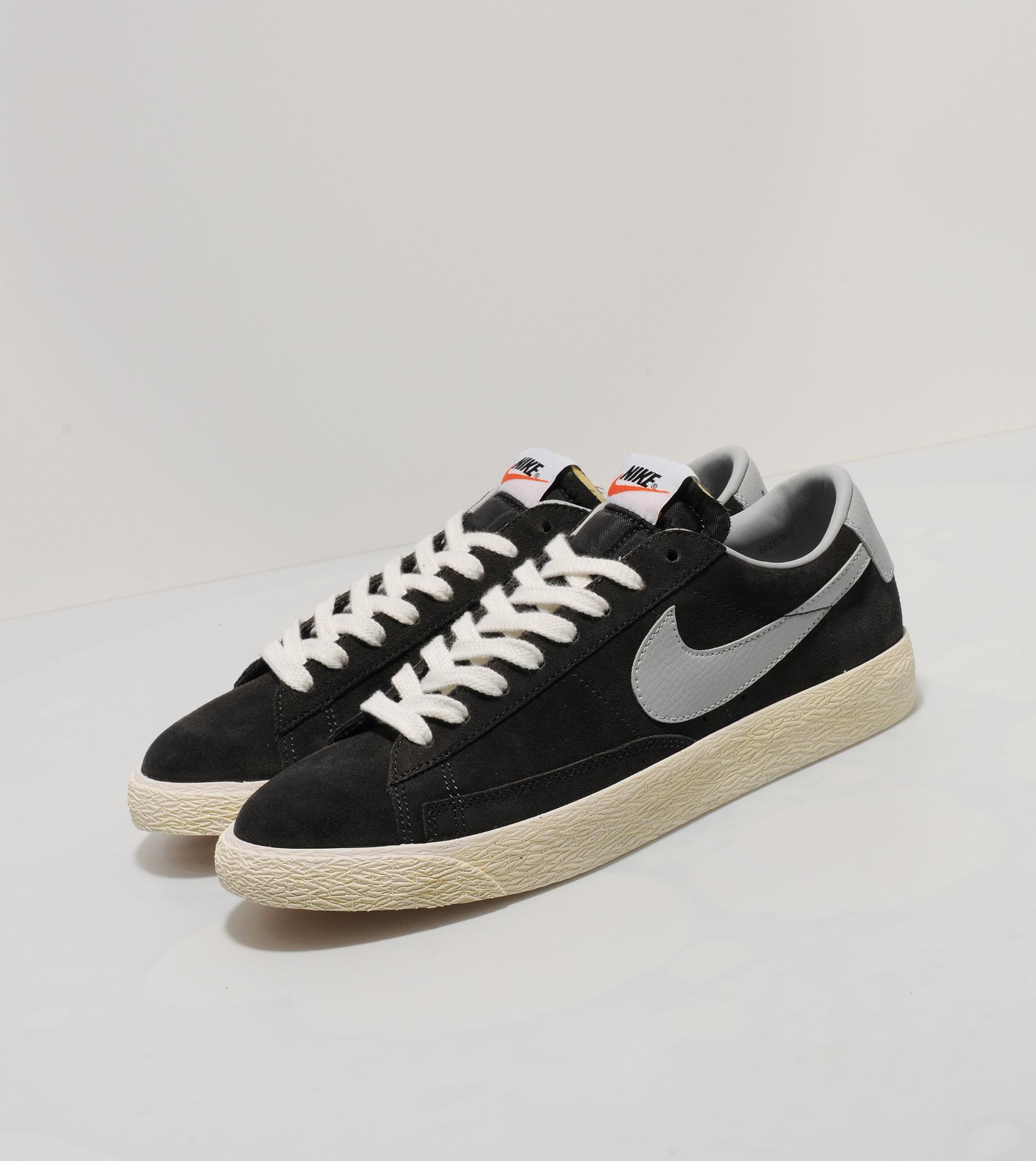 nike low suede blazers