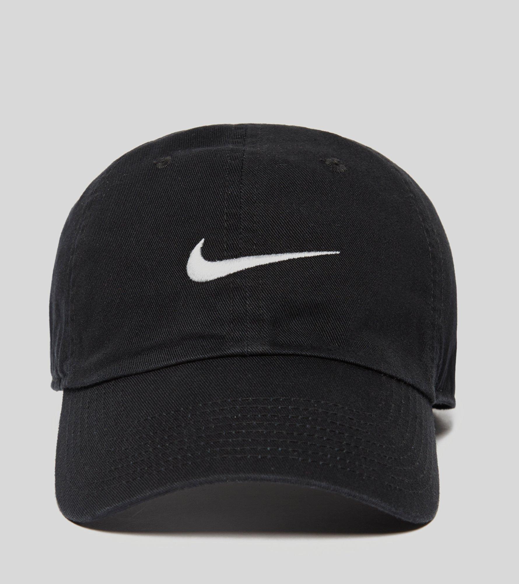 black nike swoosh cap