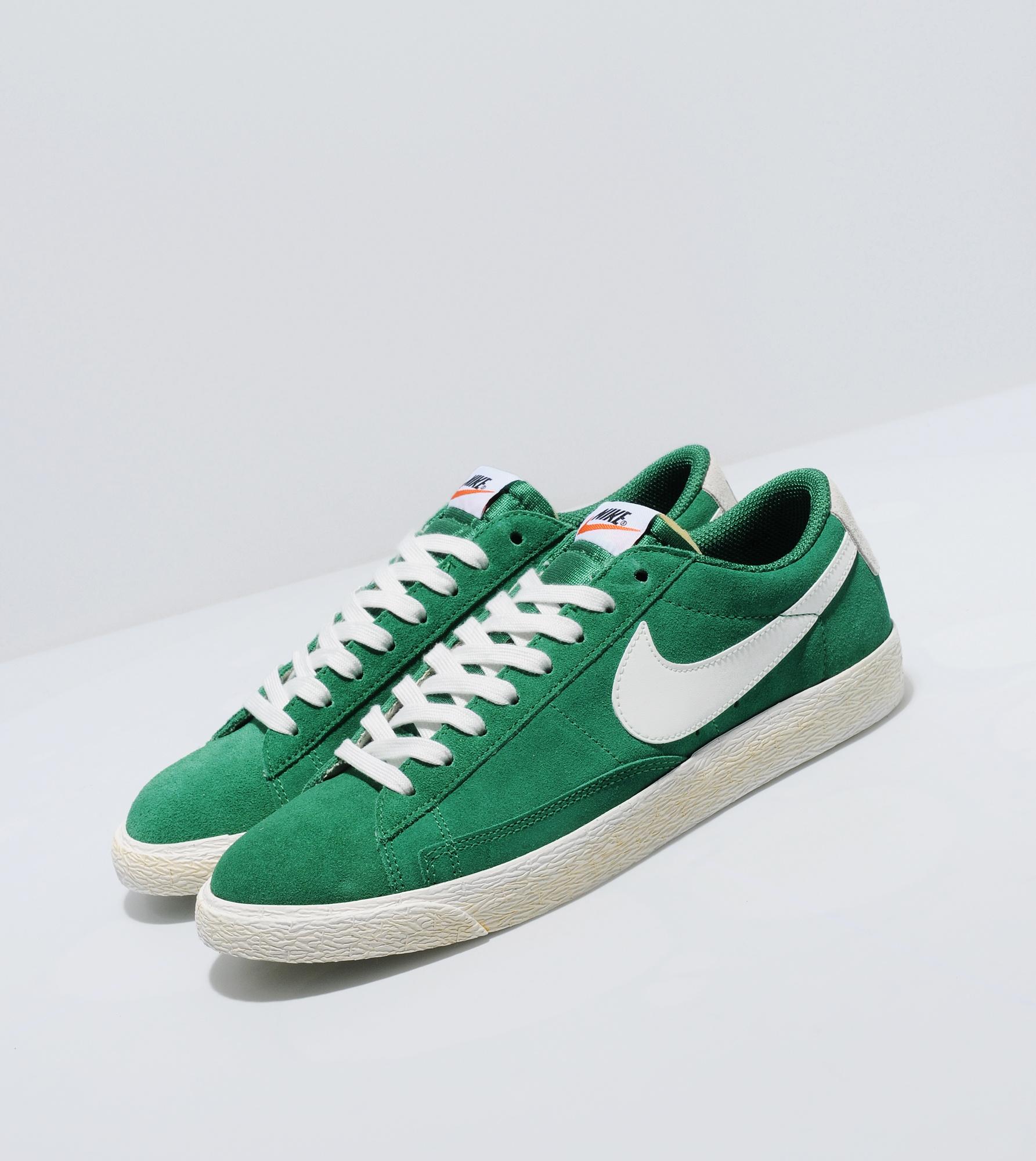 nike blazer low vintage verte