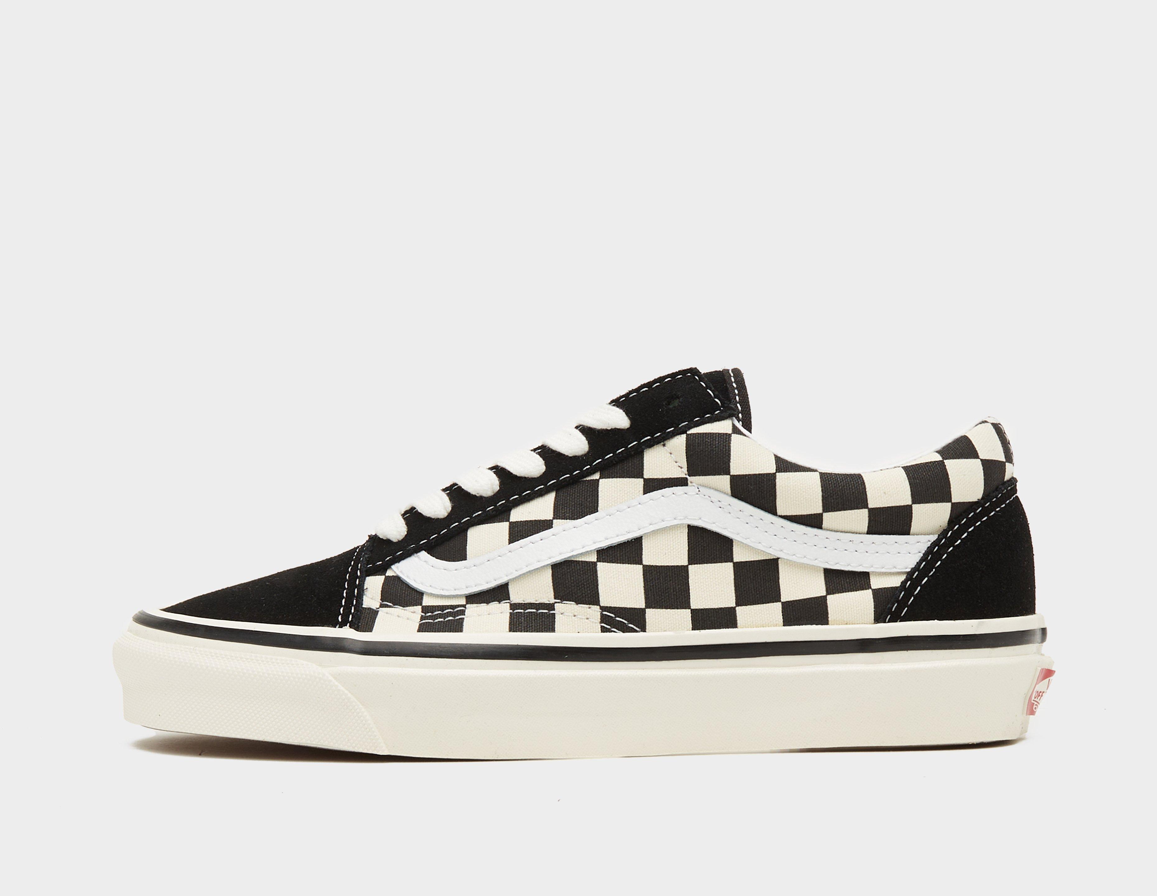 vans anaheim old skool checkerboard femme