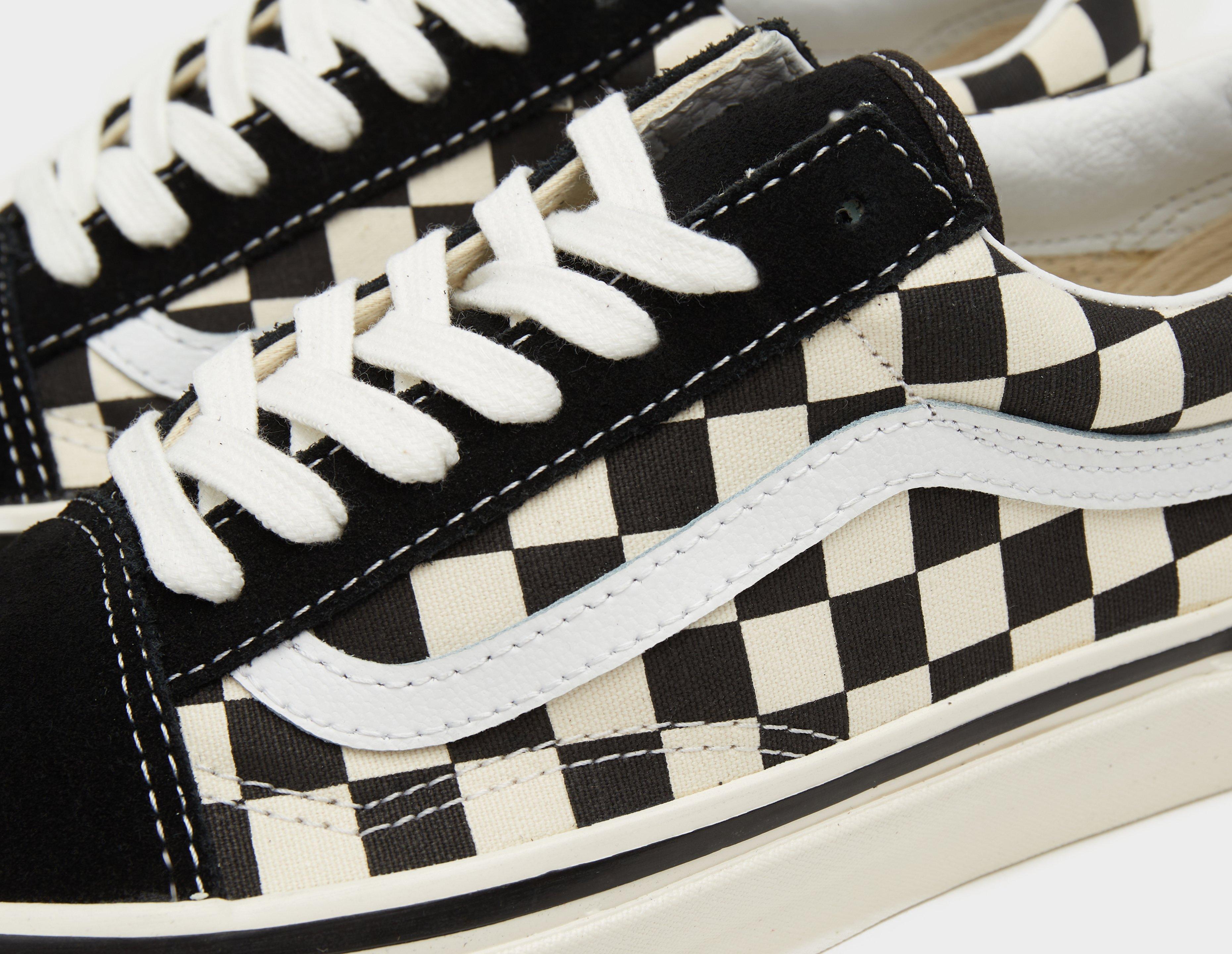 vans anaheim old skool checkerboard women's