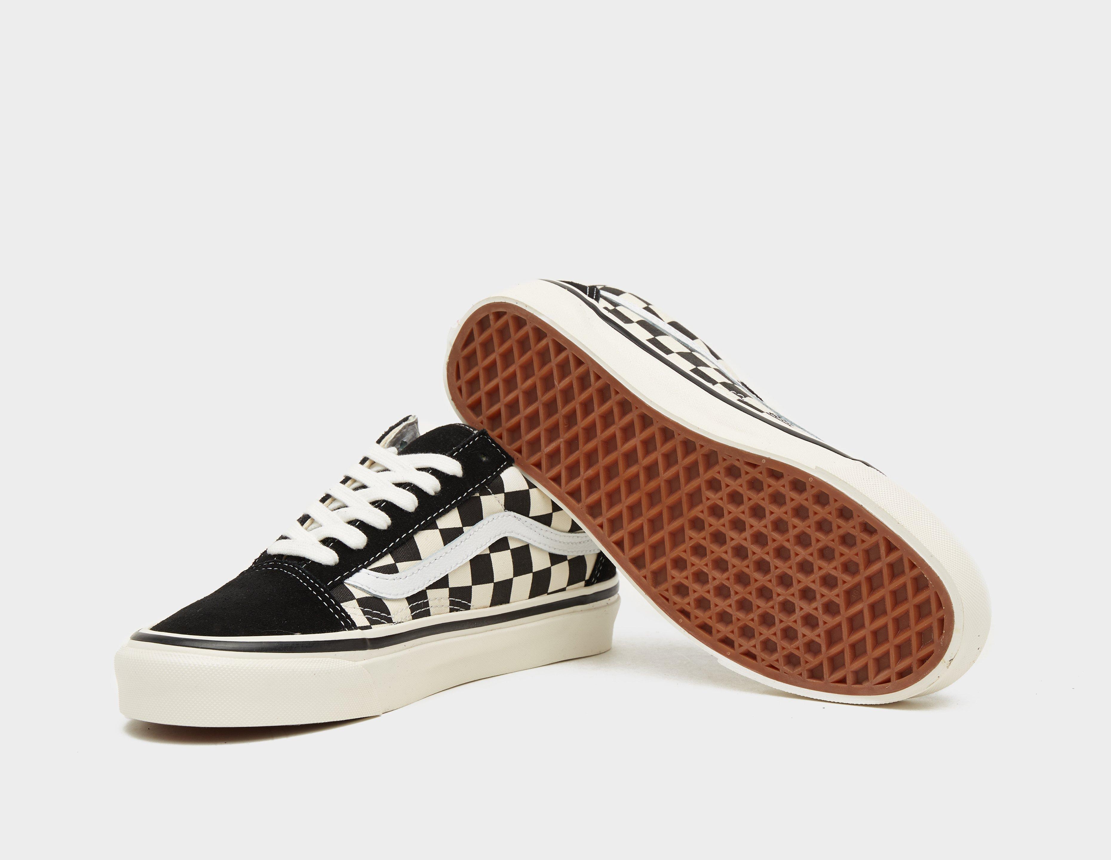 vans anaheim old skool checkerboard femme