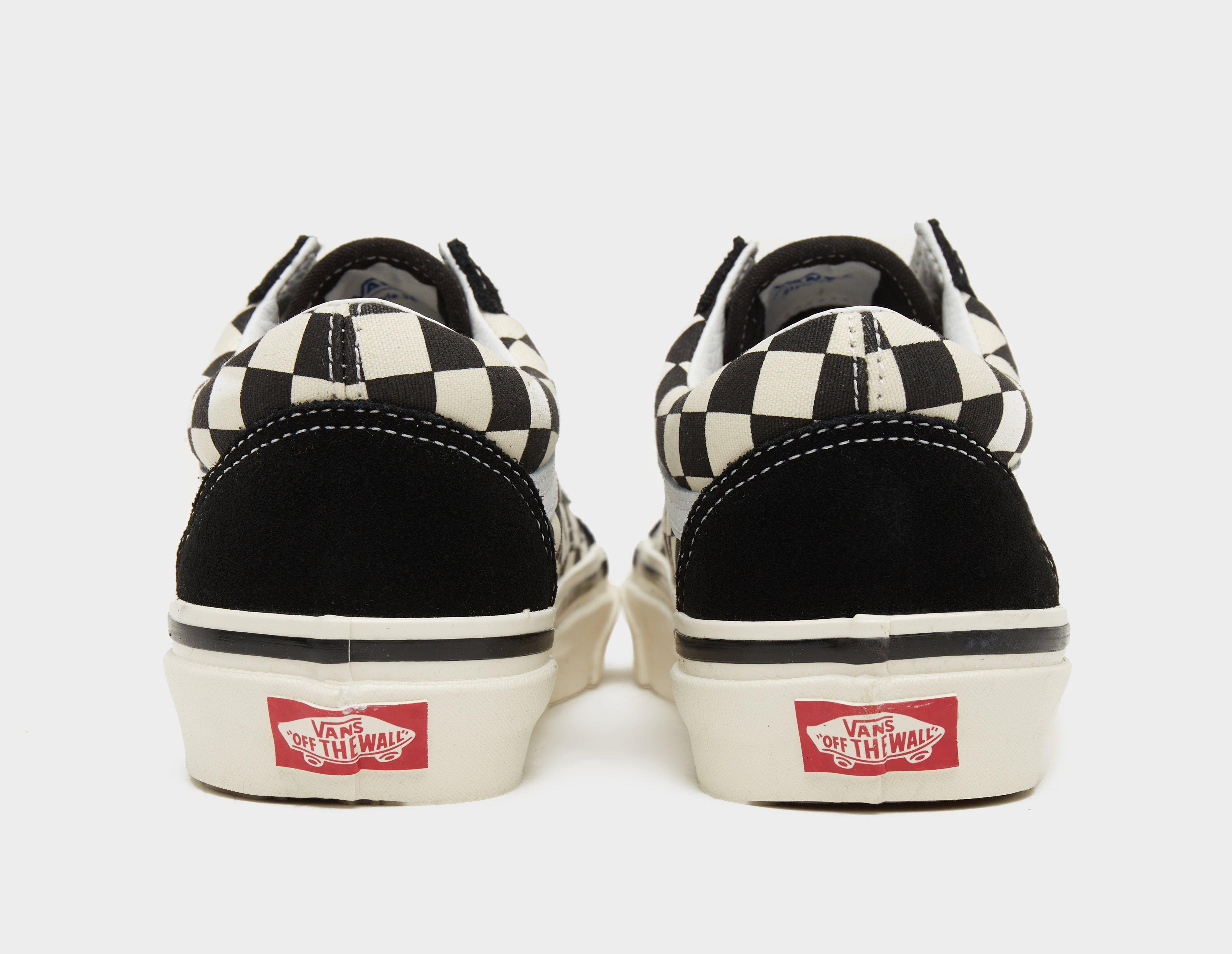 vans anaheim old skool checkerboard femme