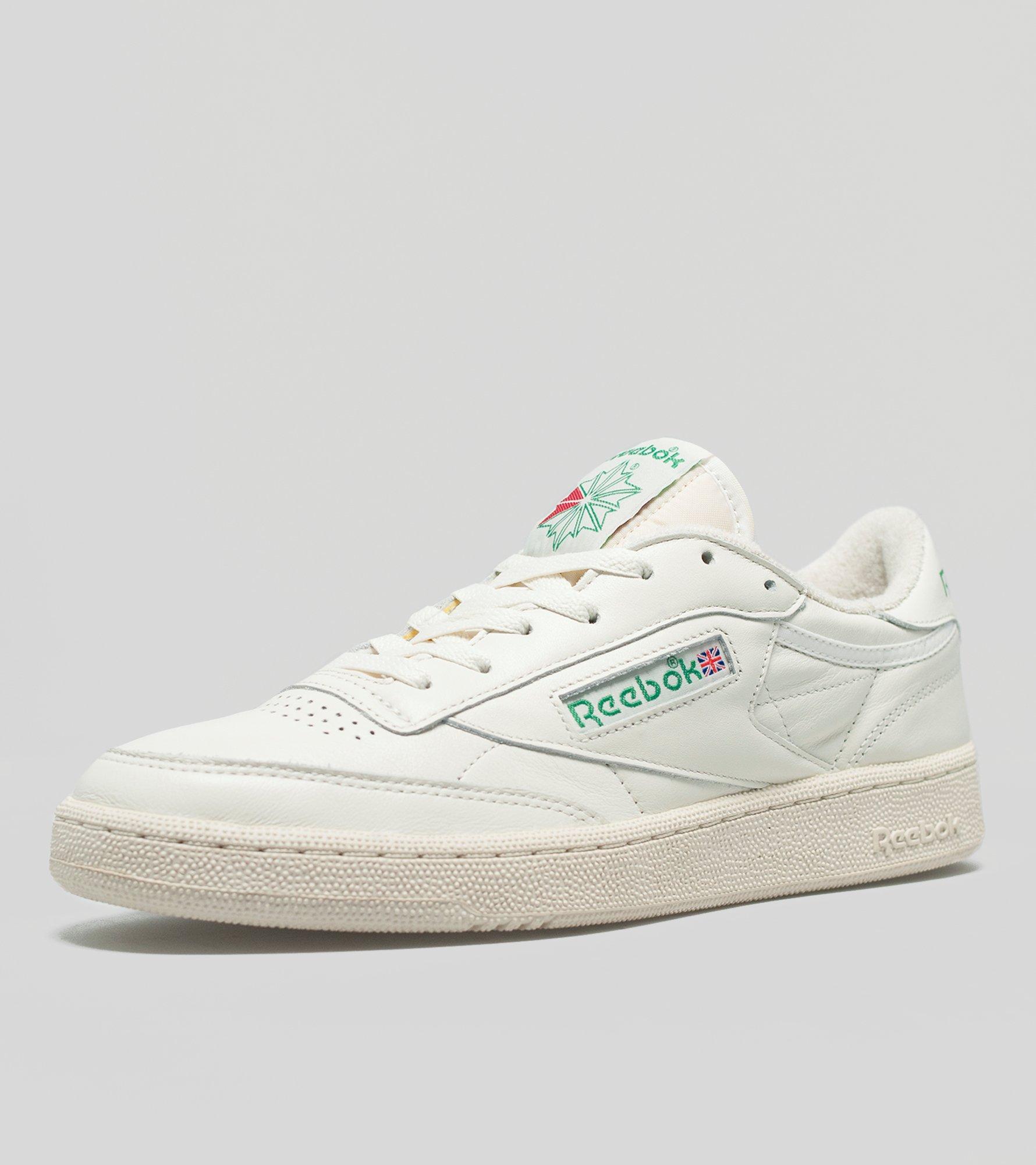 reebok club c sizing