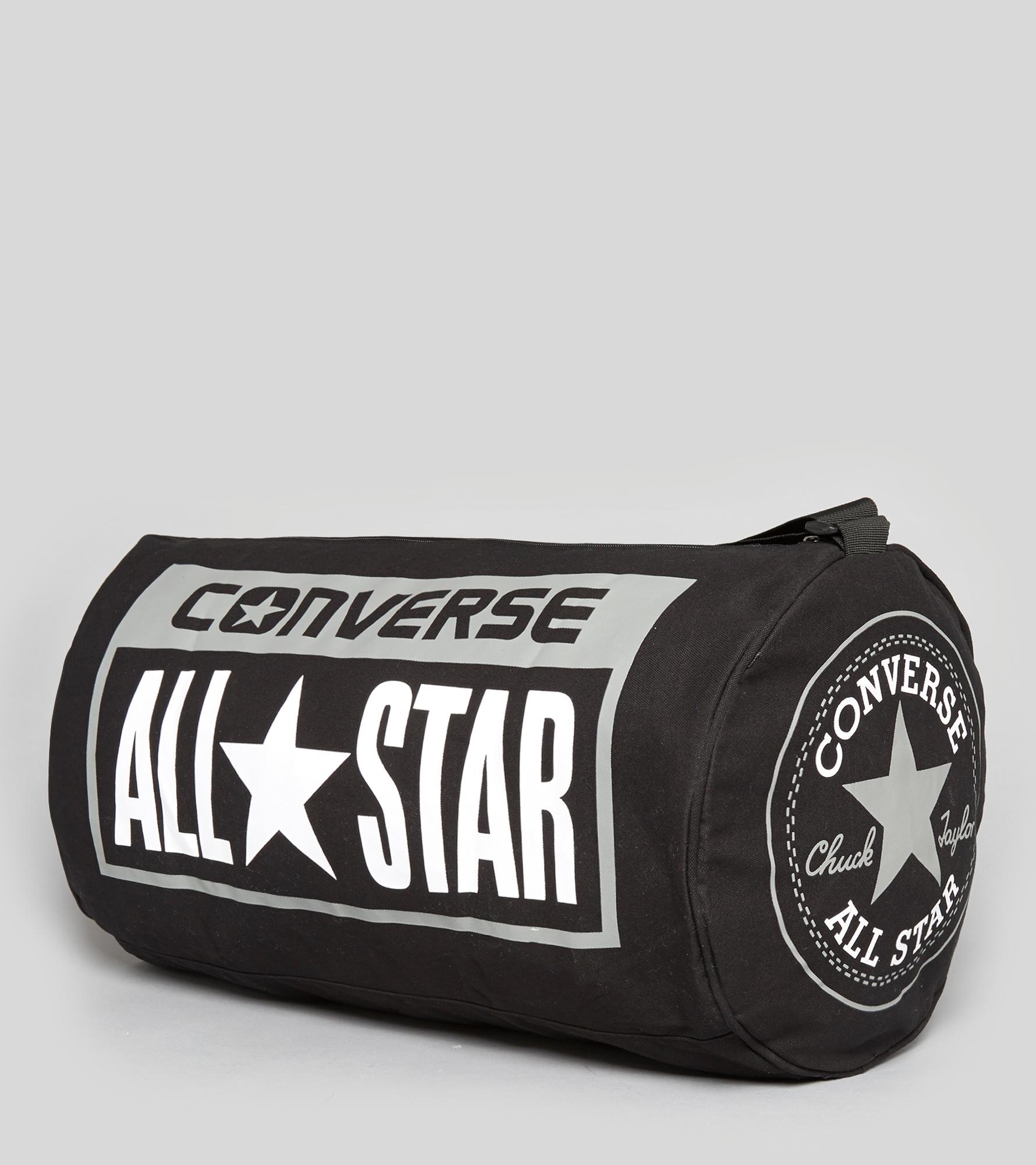 converse duffle bag white