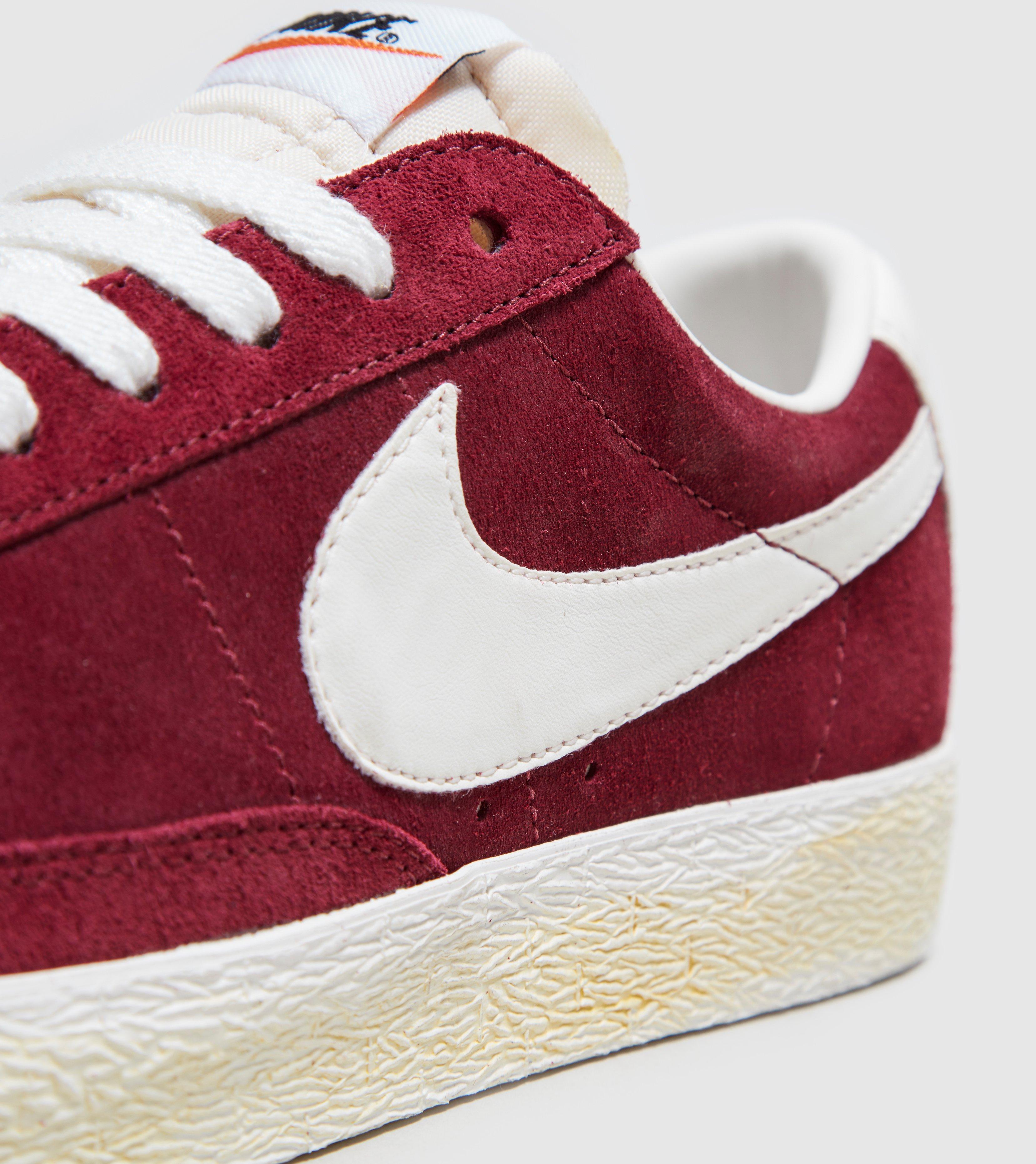 nike blazer low vintage suede red