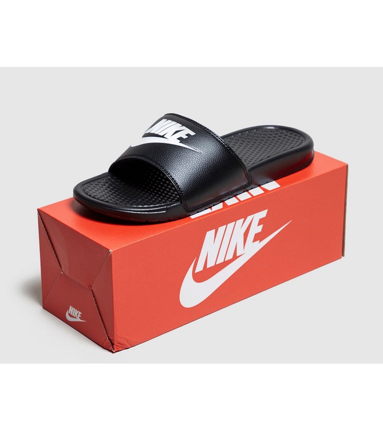 nike benassi slides lakers