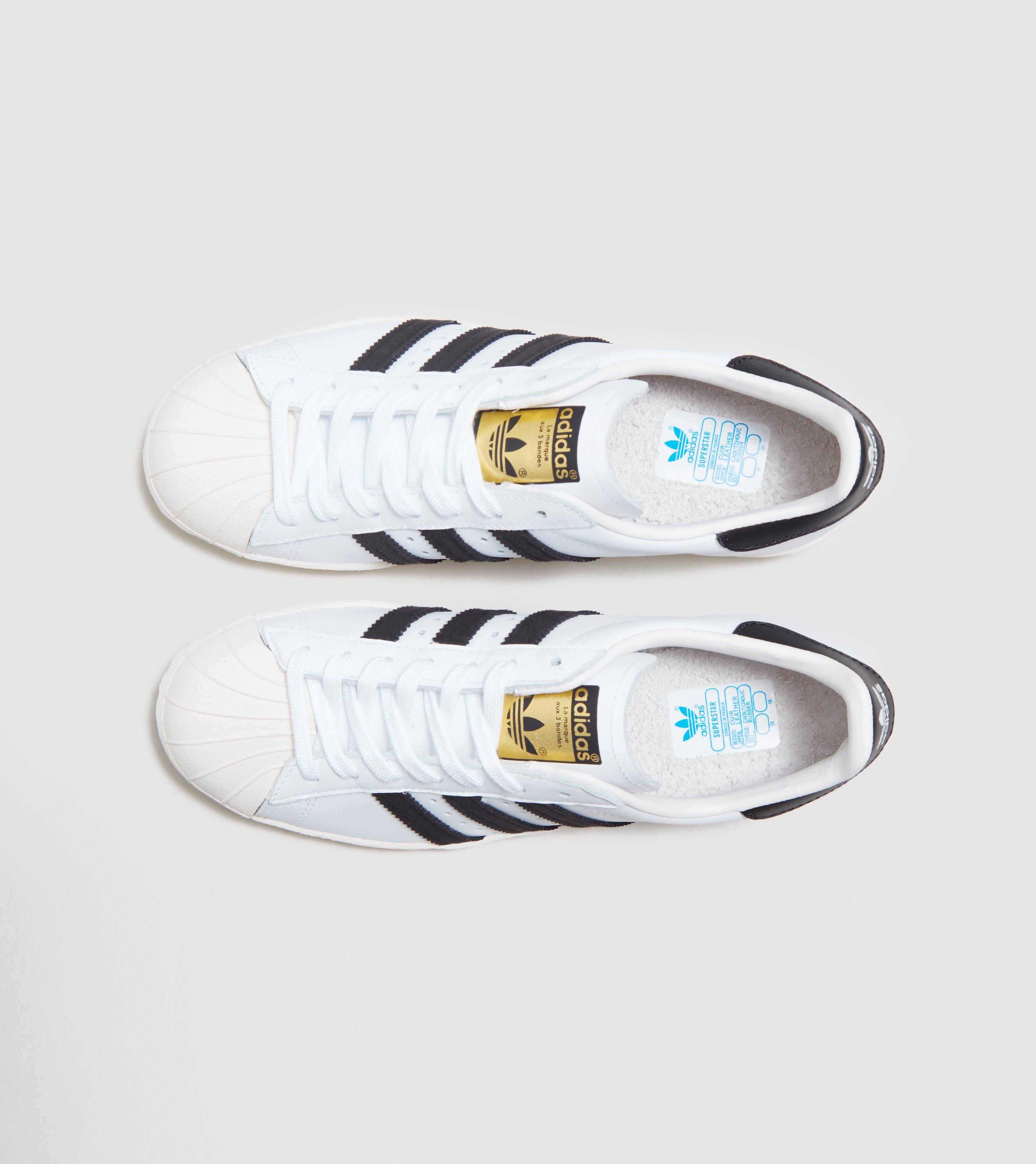 adidas original superstar 80s blanc