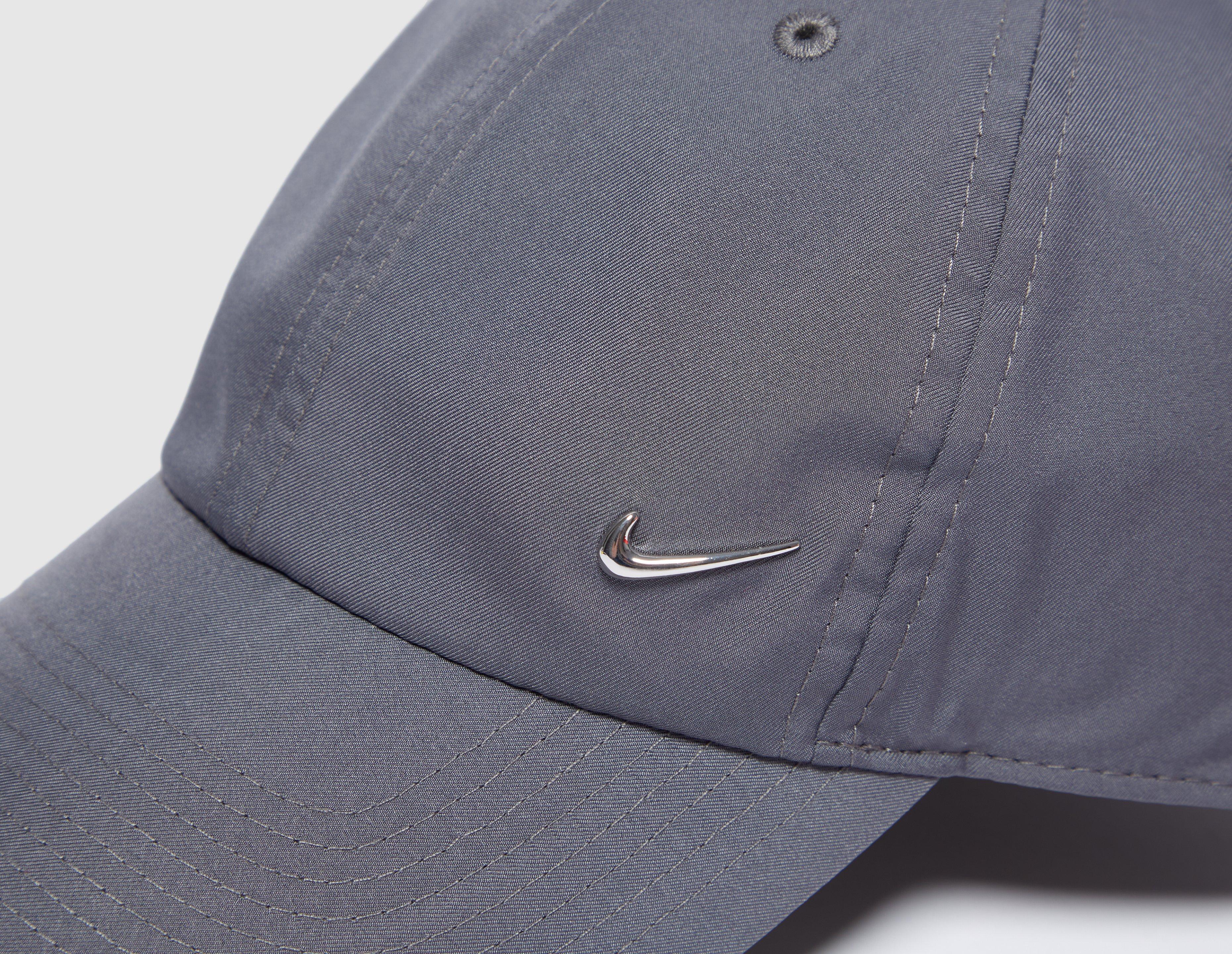 nike swoosh cap grey