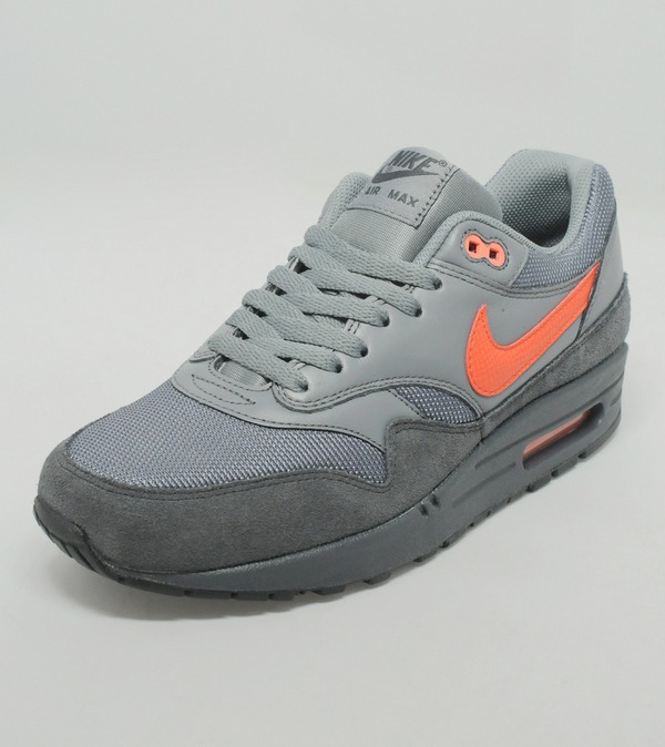 nike air max 1 fb grey orange nike air max 1 fb grey orange