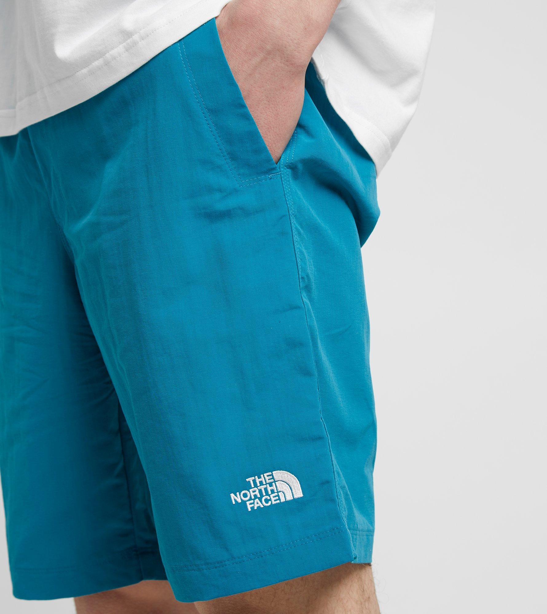 north face zip shorts