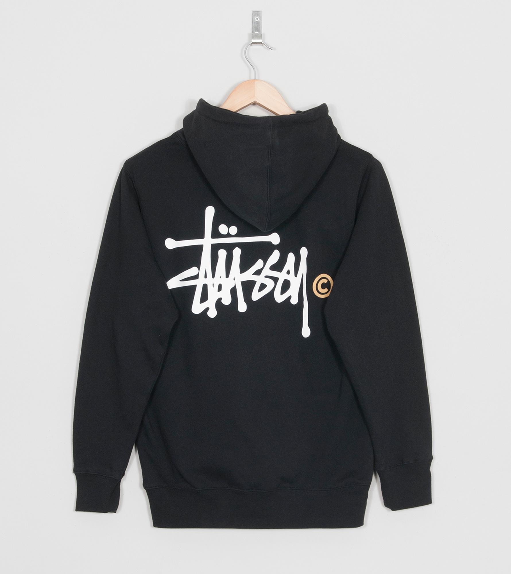 stussy basic logo sweatshirt