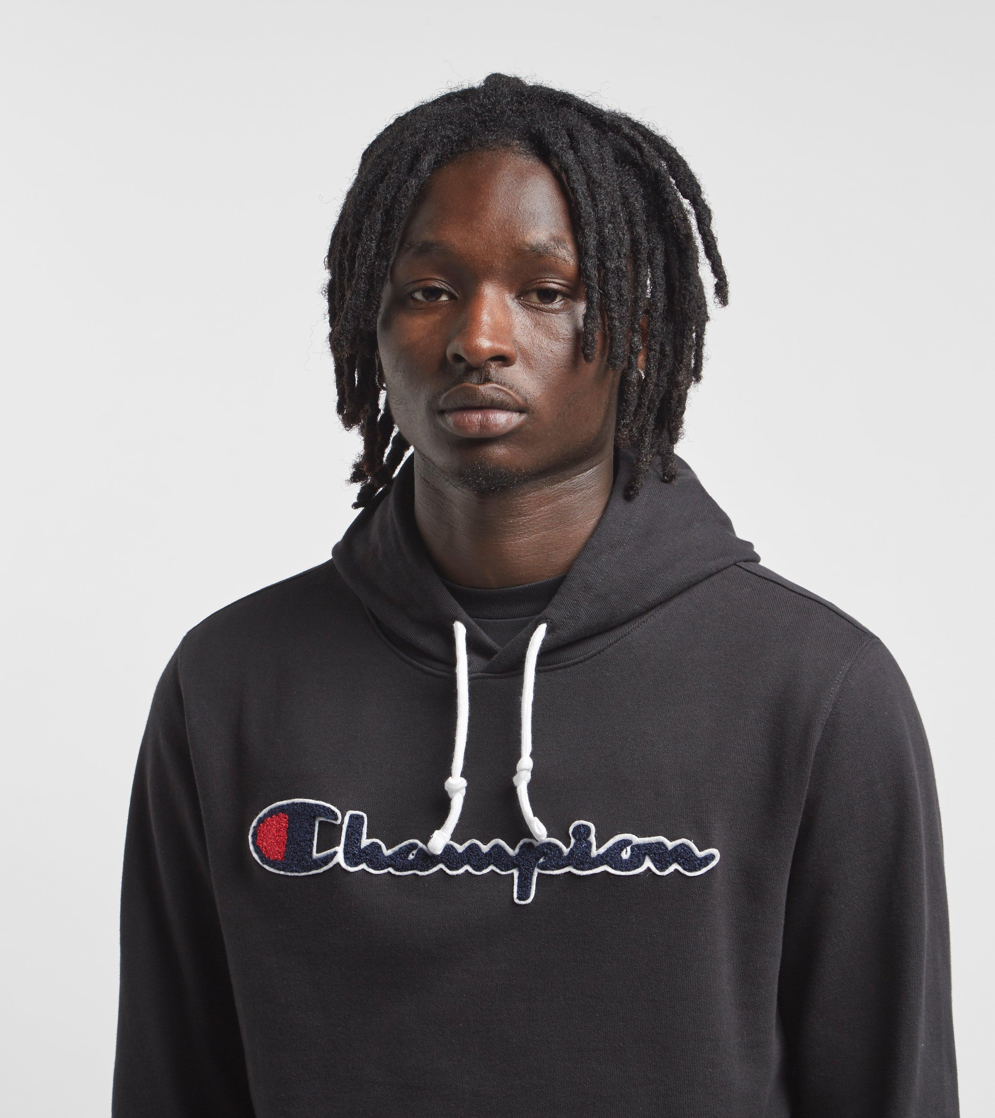 champion script overhead hoodie