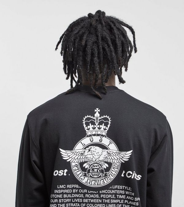 Lost Management Cities Royal Logo Long Sleeved T-Shirt | Size?