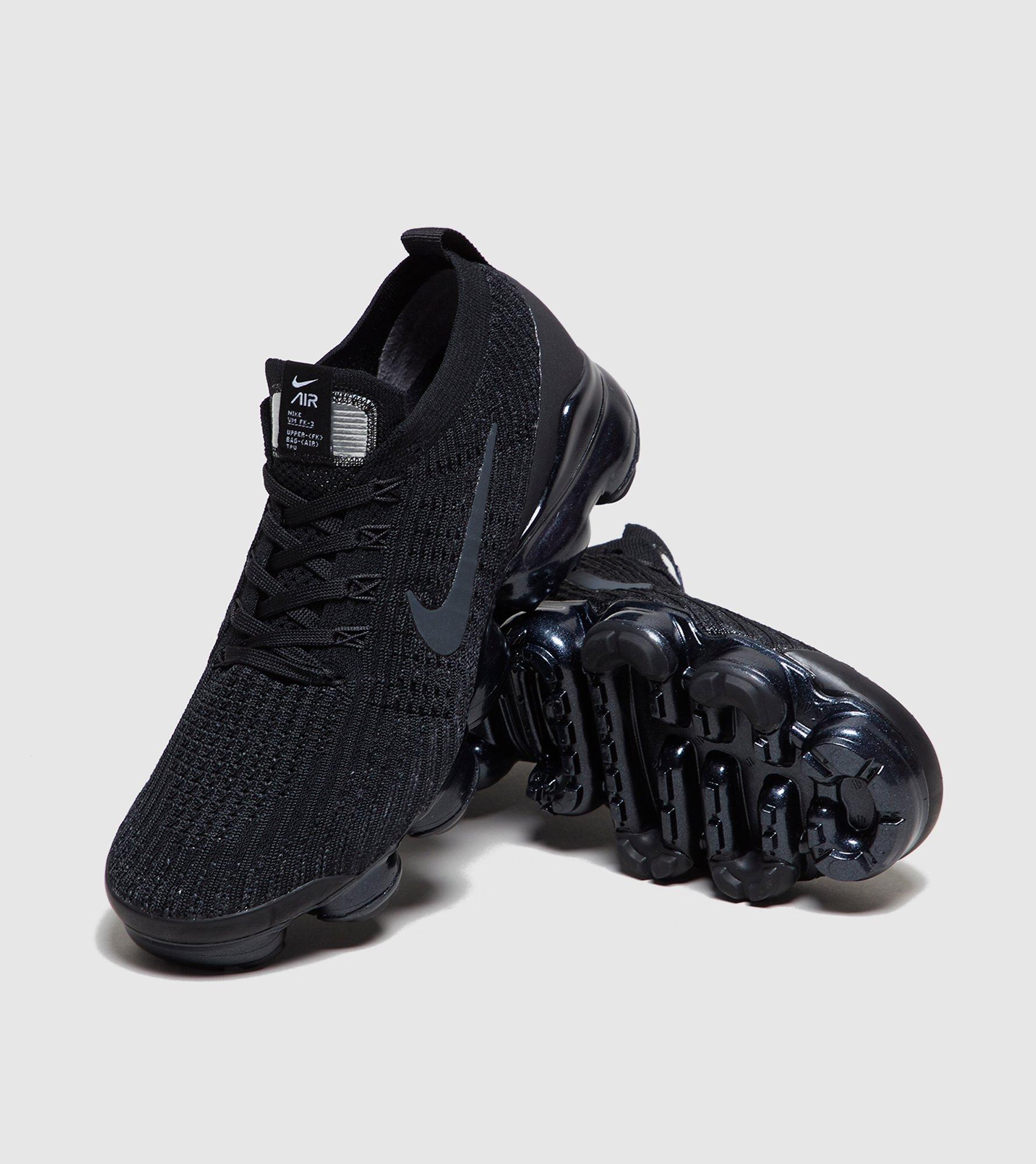 nike vapormax flyknit black womens