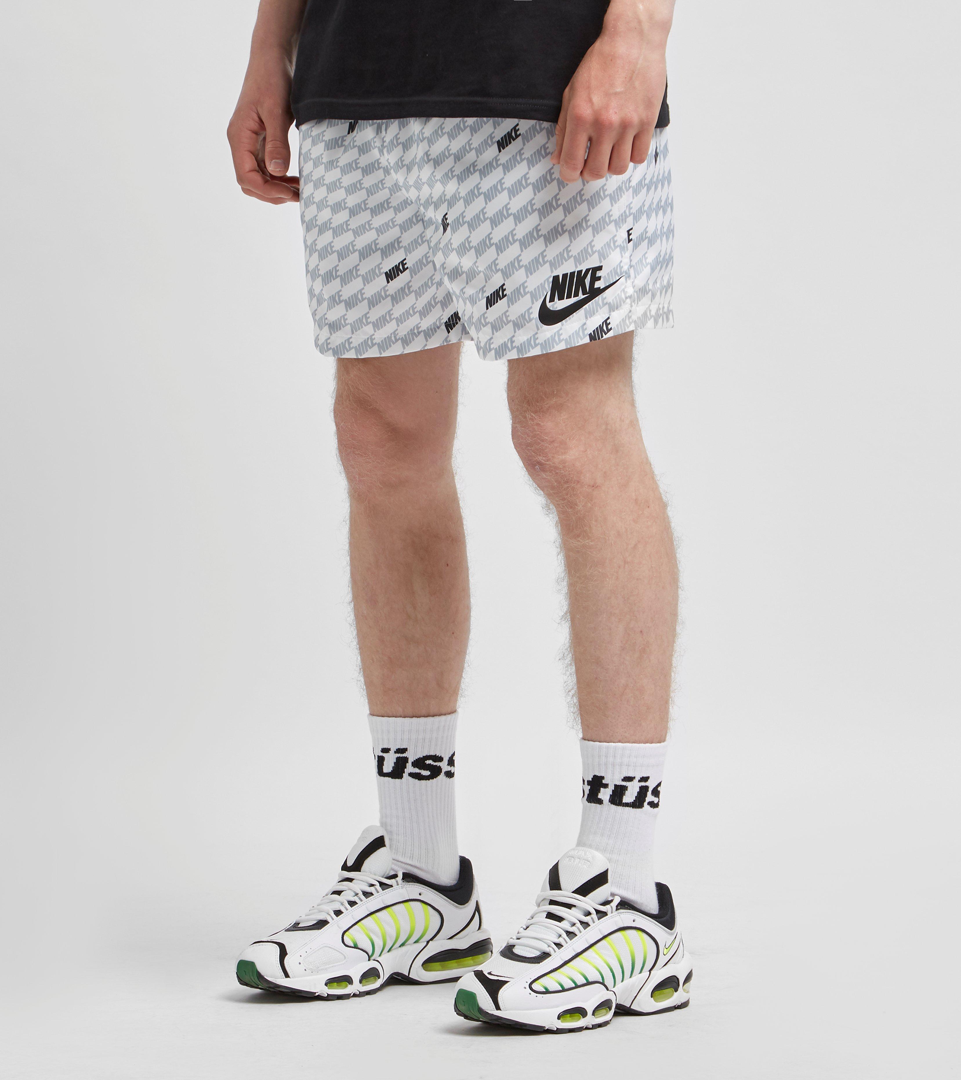 nike hybrid all over print swim shorts