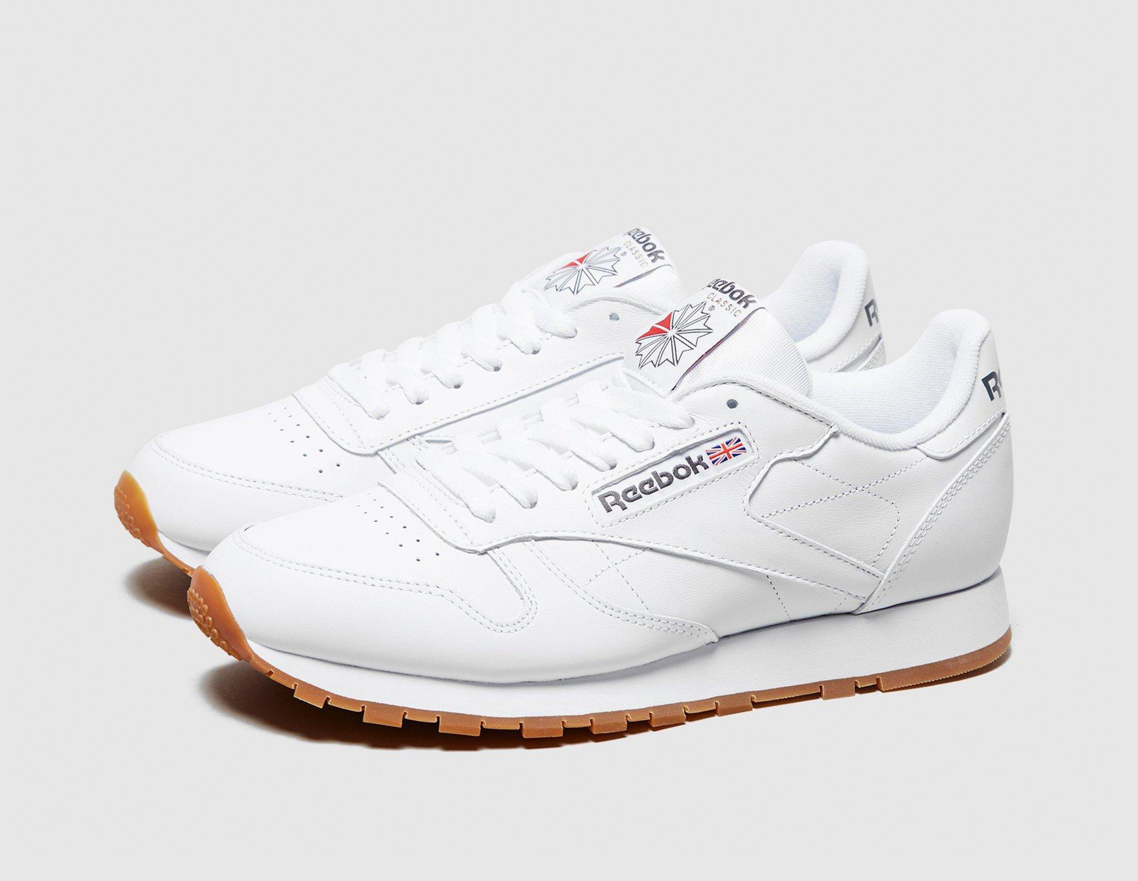 reebok classic cuir blanc