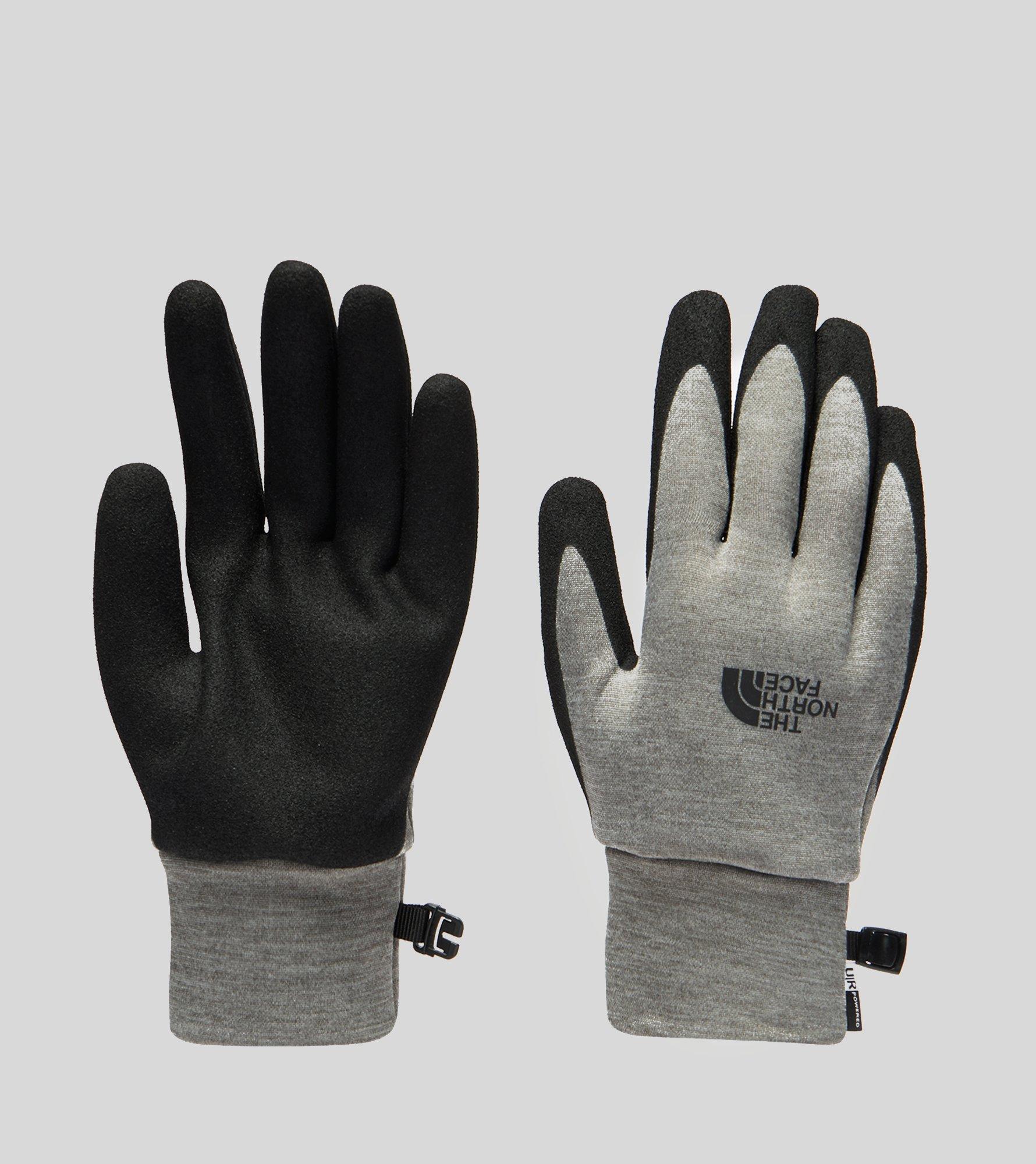 grey north face gloves