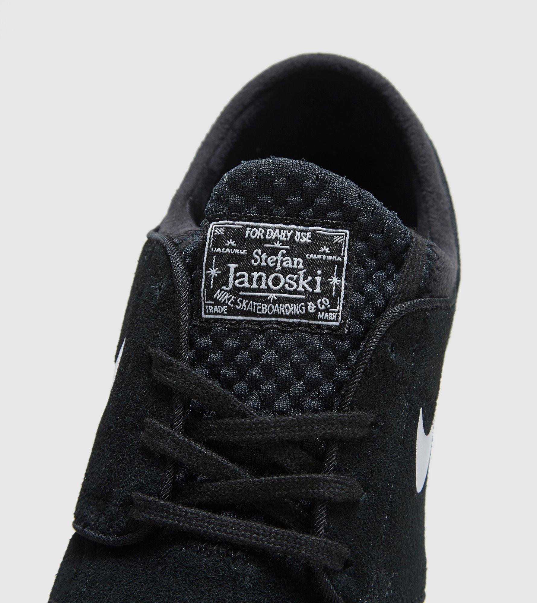 nike sb janoski black suede