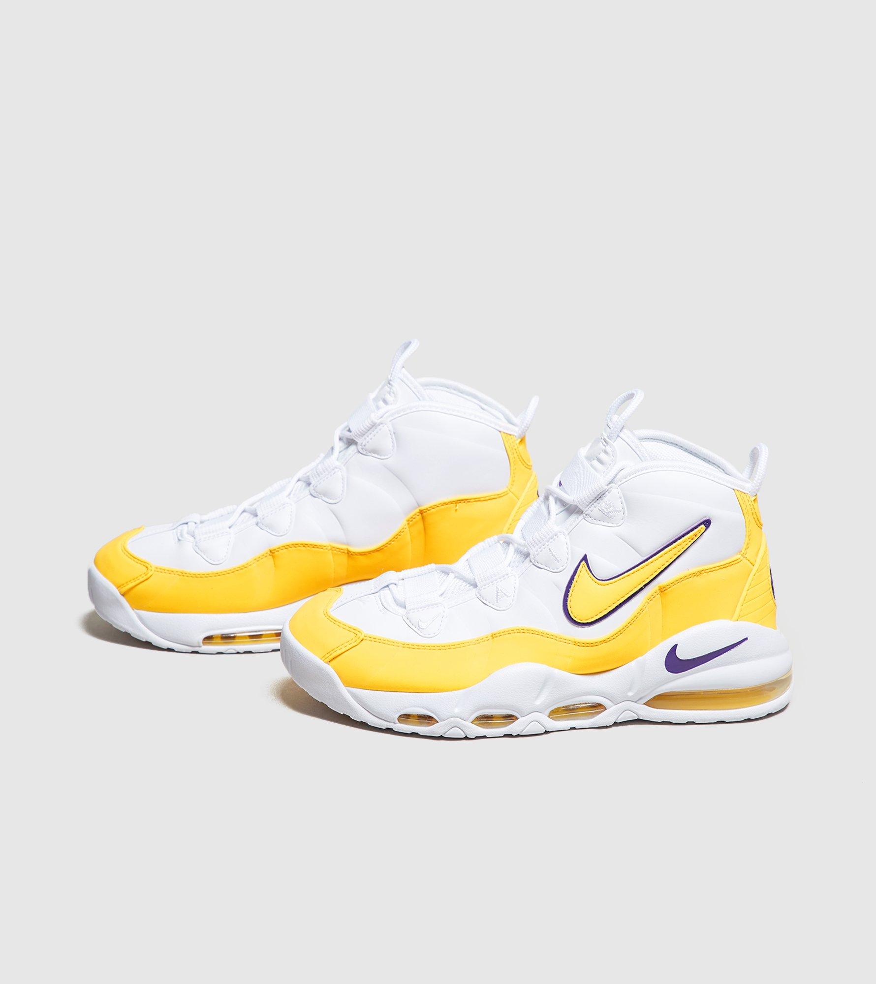 nike uptempo gialle