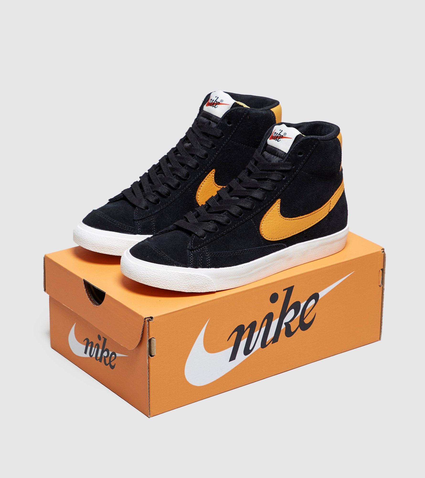 nike blazer noir et orange