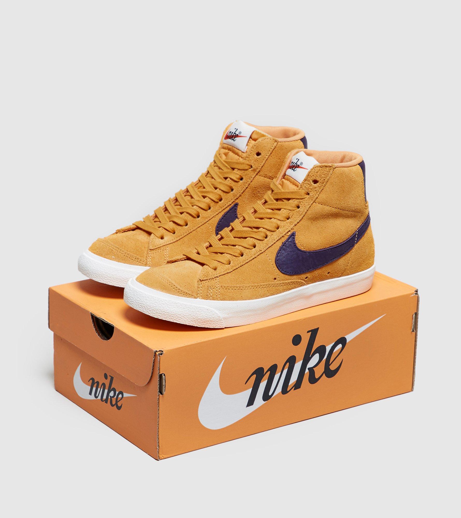 nike blazer mid femme jaune