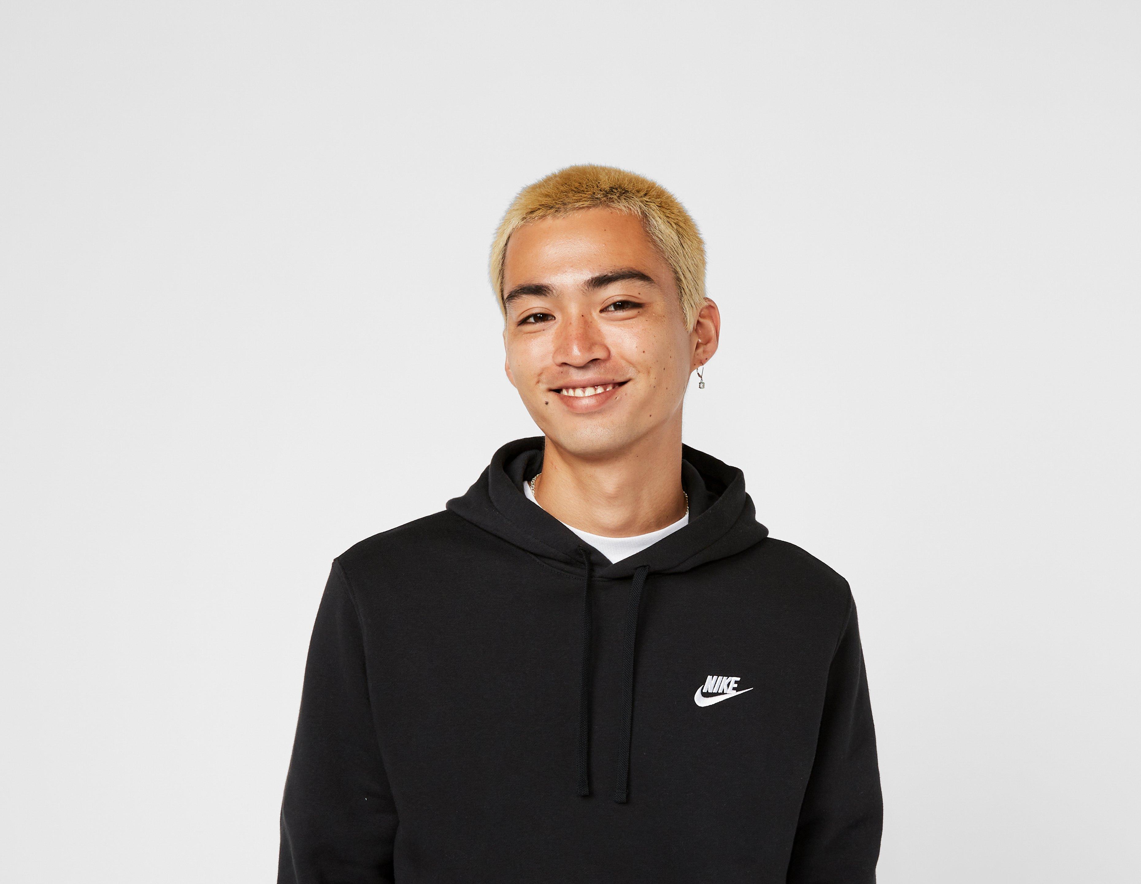 nike black overhead hoodie