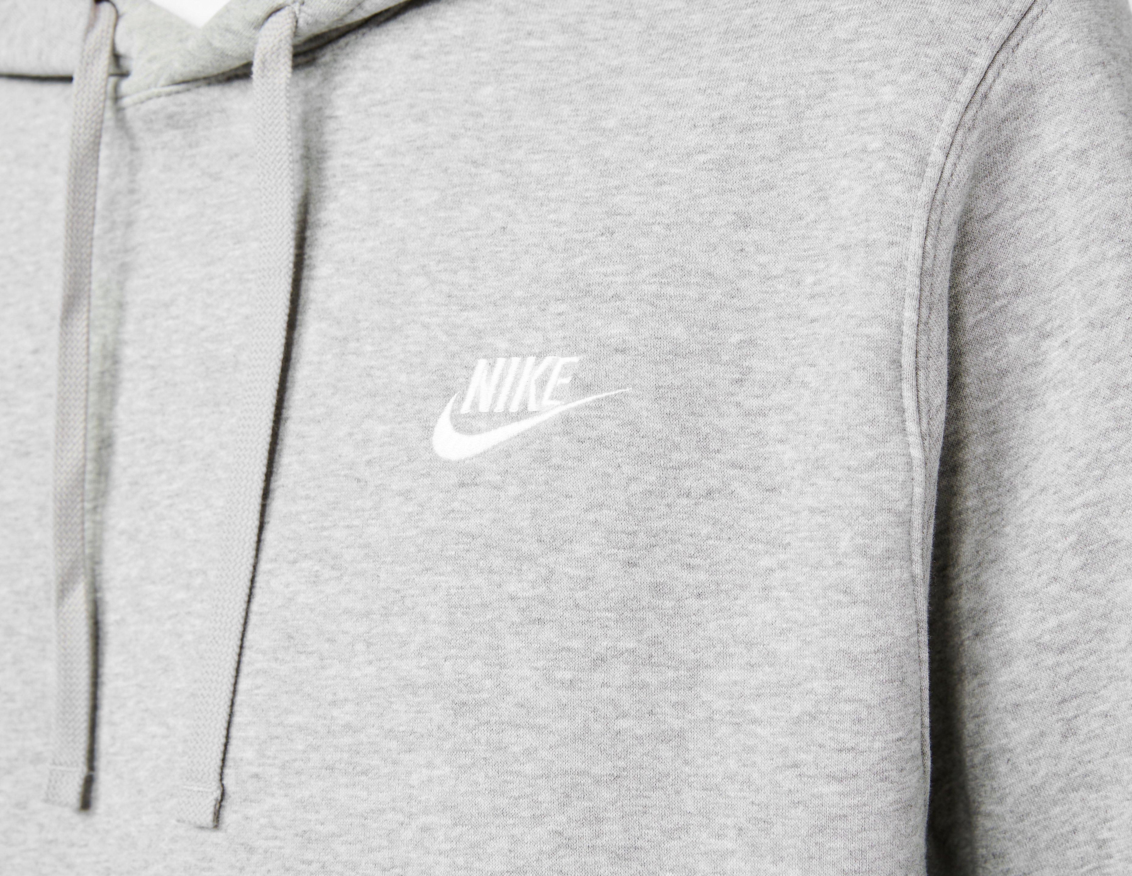 nike grey overhead hoodie