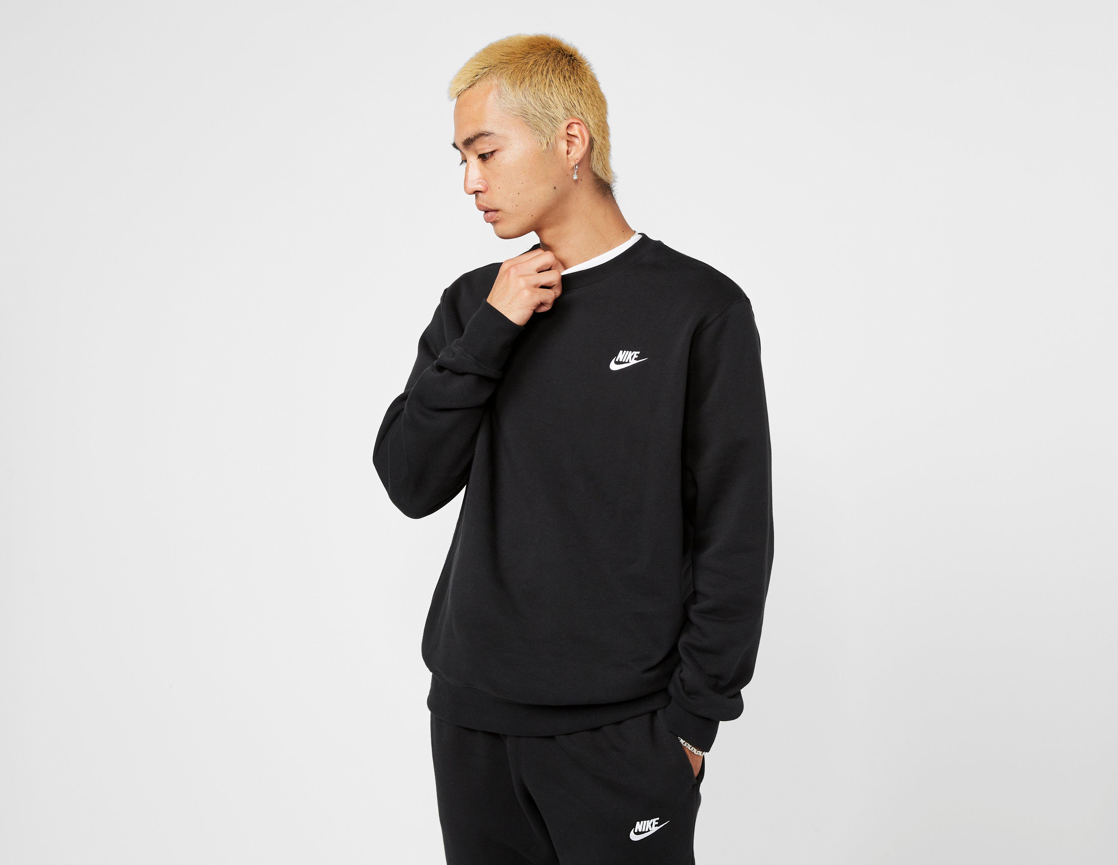 nike foundation crew sweatshirt grey