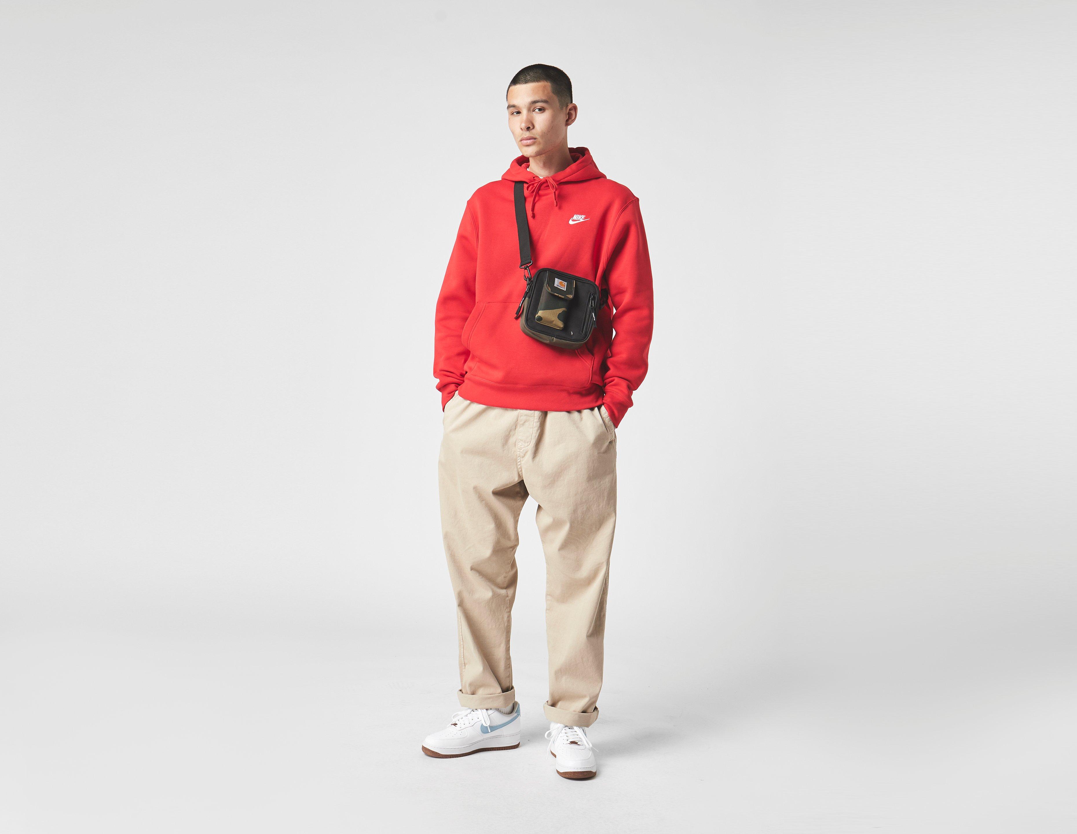 nike foundation overhead hoodie red