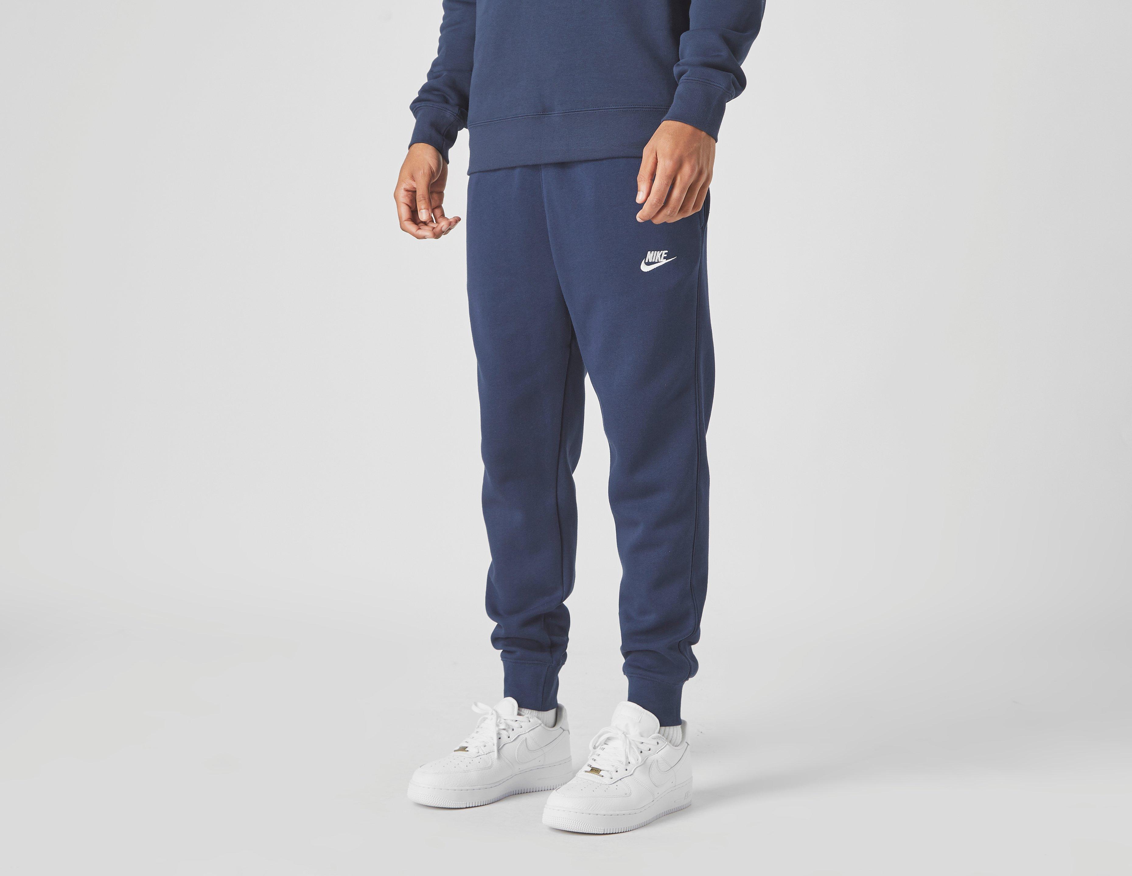 nike blue fleece pants