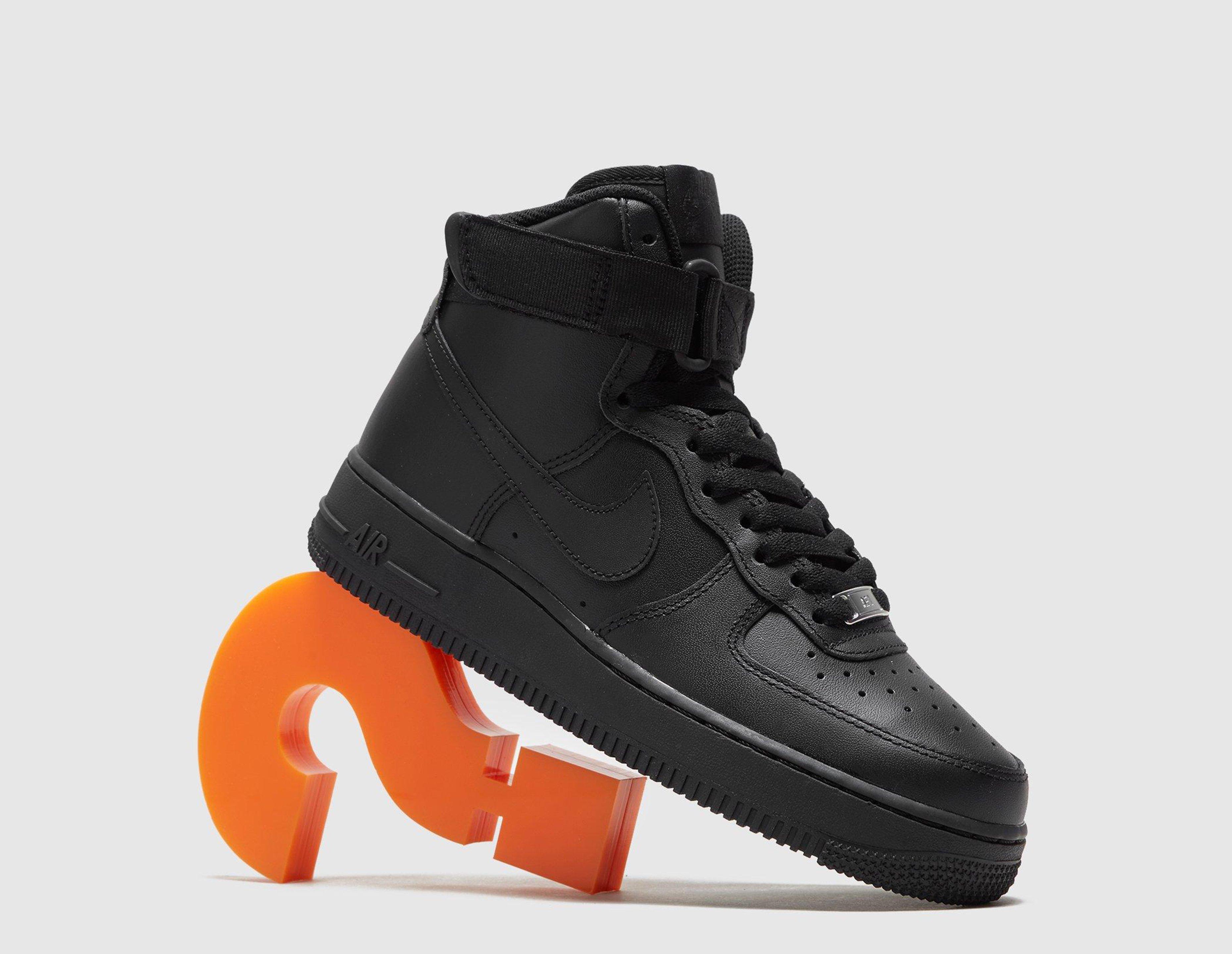 black air force high top