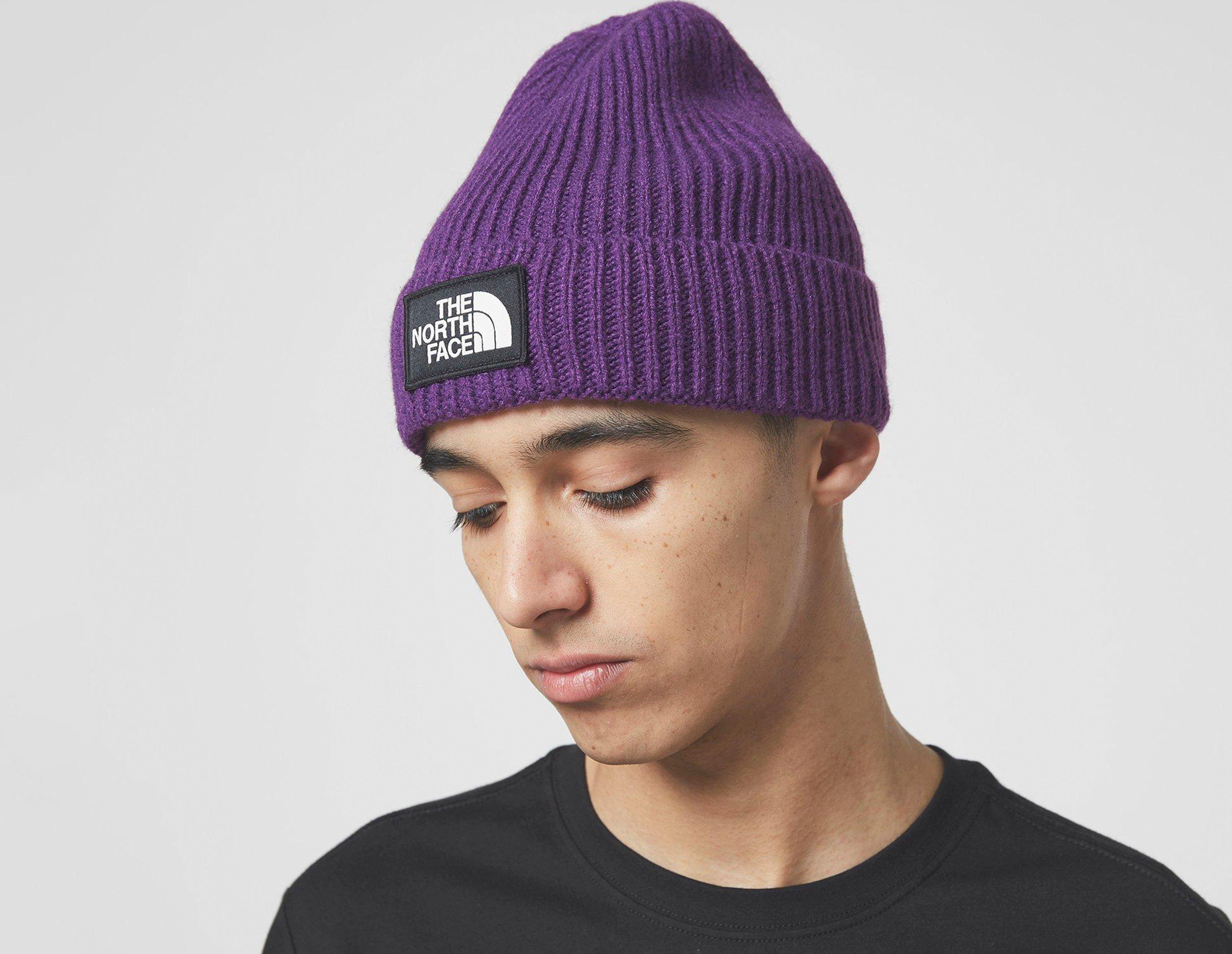 tnf logo beanie